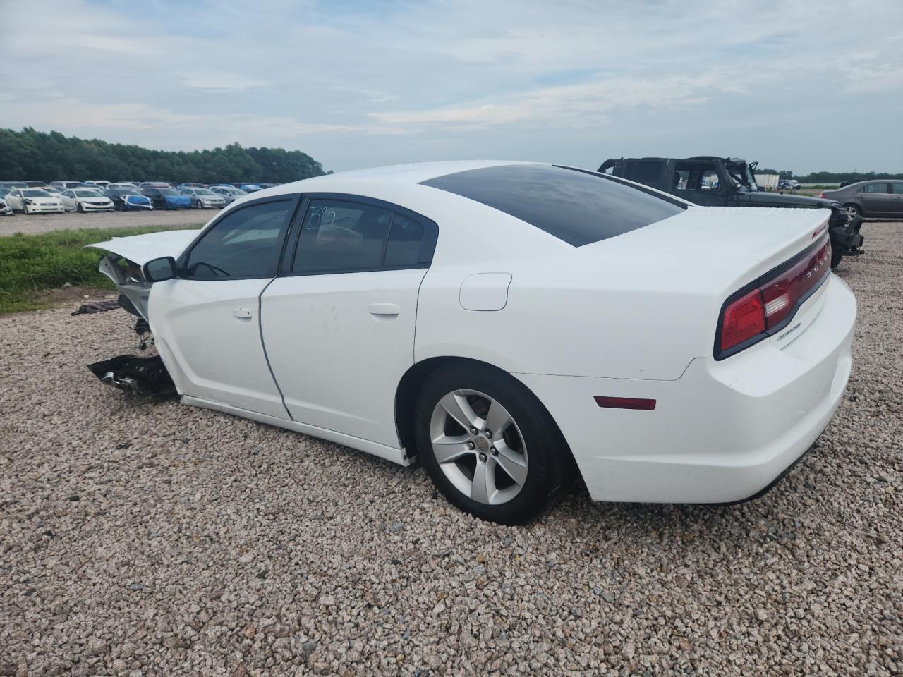 2013 Dodge Charger Se White vin: 2C3CDXBG3DH624773