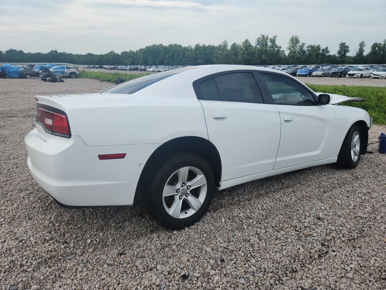 2013 Dodge Charger Se White vin: 2C3CDXBG3DH624773