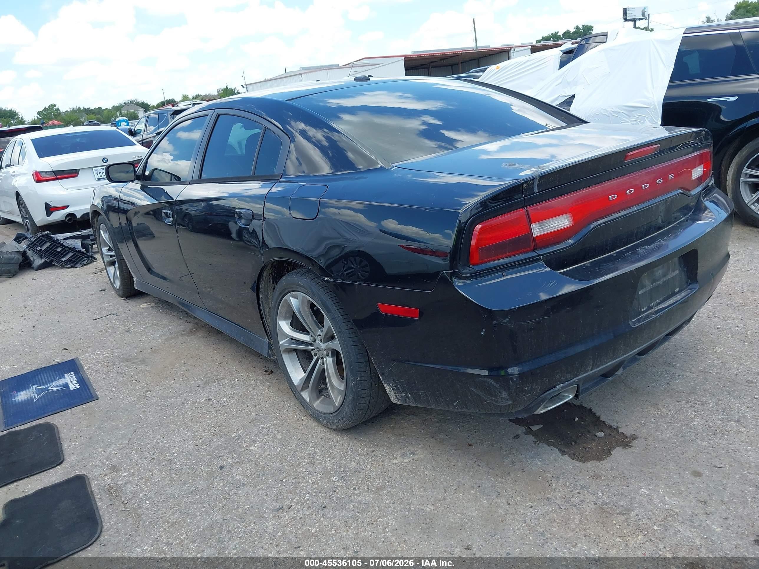 2013 Dodge Charger Se Black vin: 2C3CDXBG3DH696279