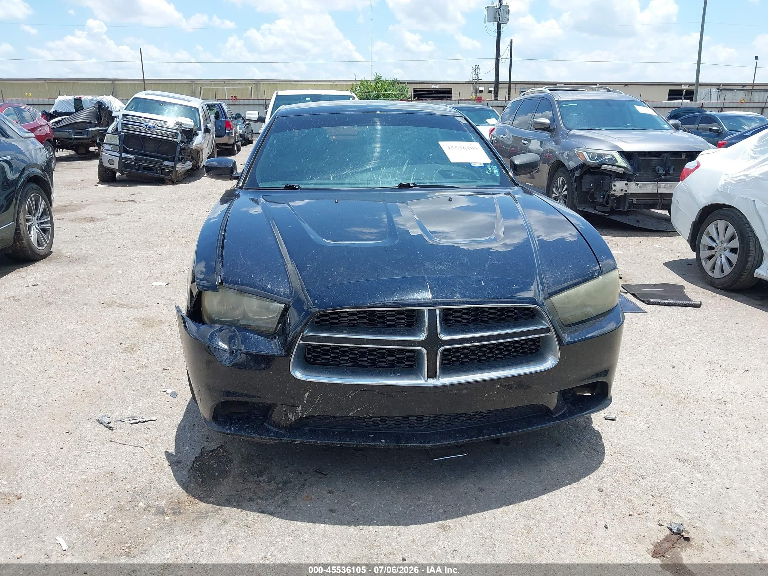 2013 Dodge Charger Se Black vin: 2C3CDXBG3DH696279