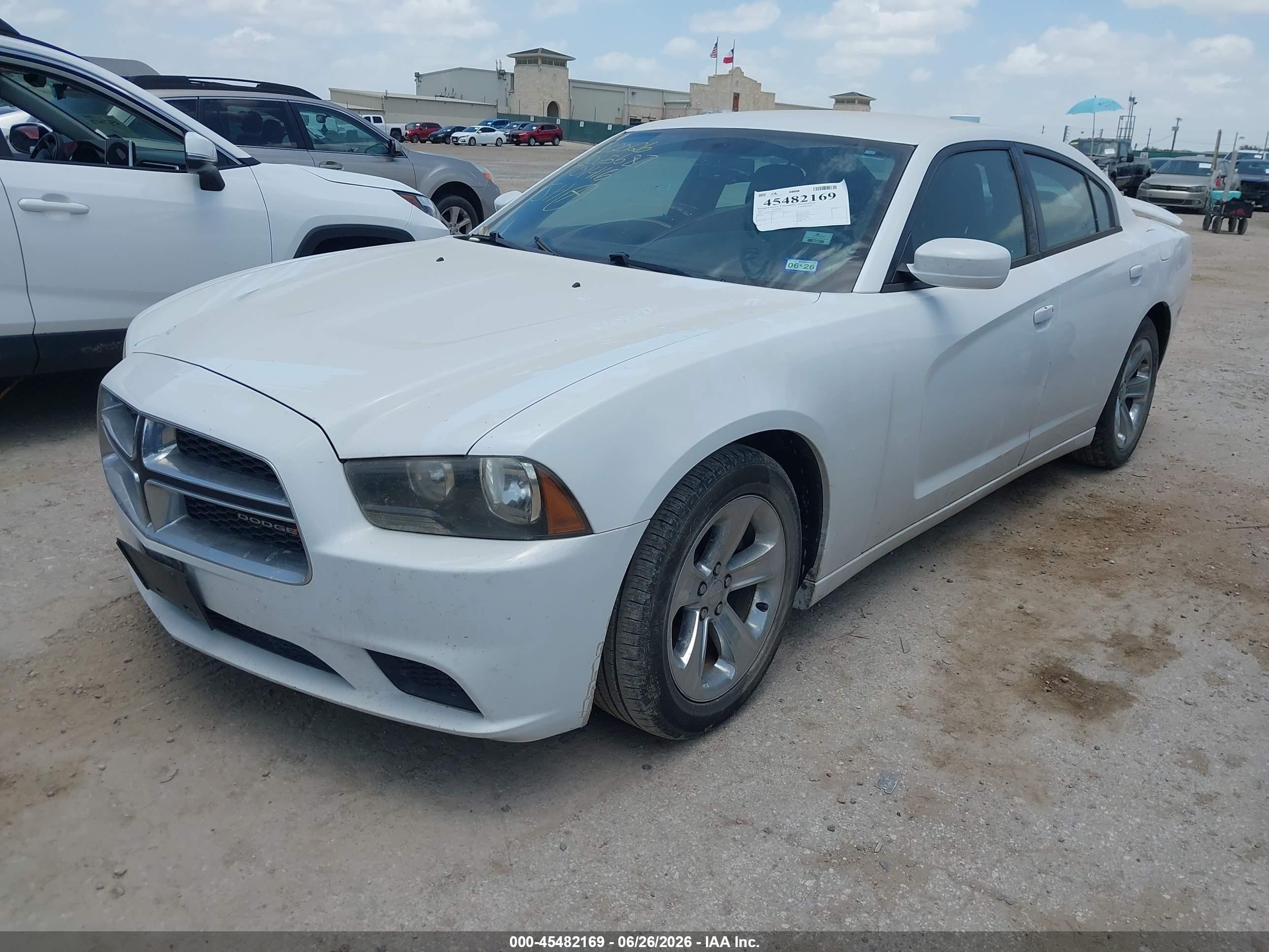2013 Dodge Charger Se White vin: 2C3CDXBG3DH701416
