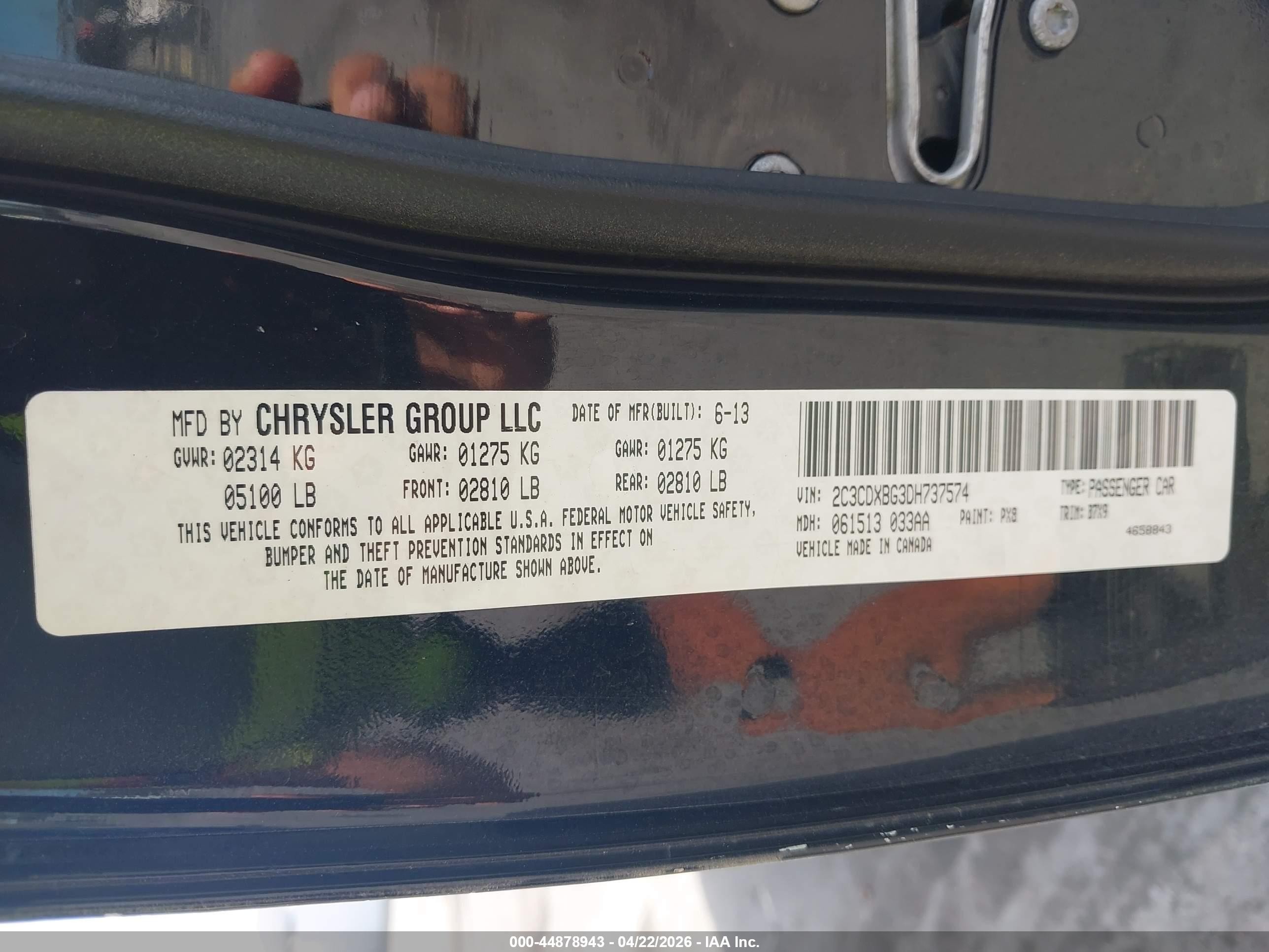 2013 Dodge Charger Se Black vin: 2C3CDXBG3DH737574