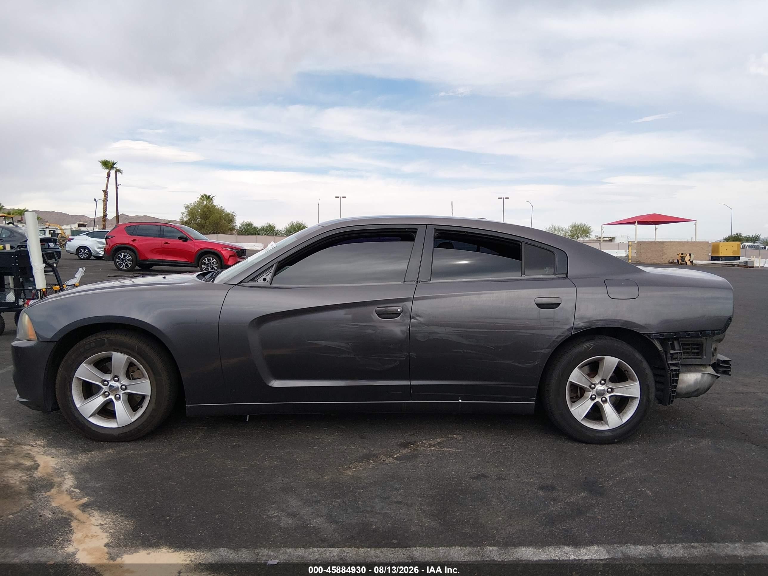 2014 Dodge Charger Se Gray vin: 2C3CDXBG3EH102808