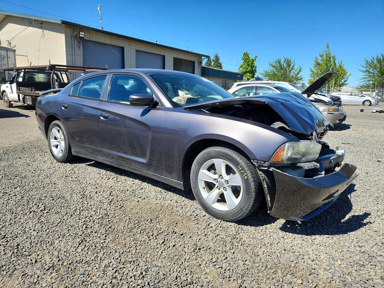 2014 Dodge Charger Se Gray vin: 2C3CDXBG3EH113551