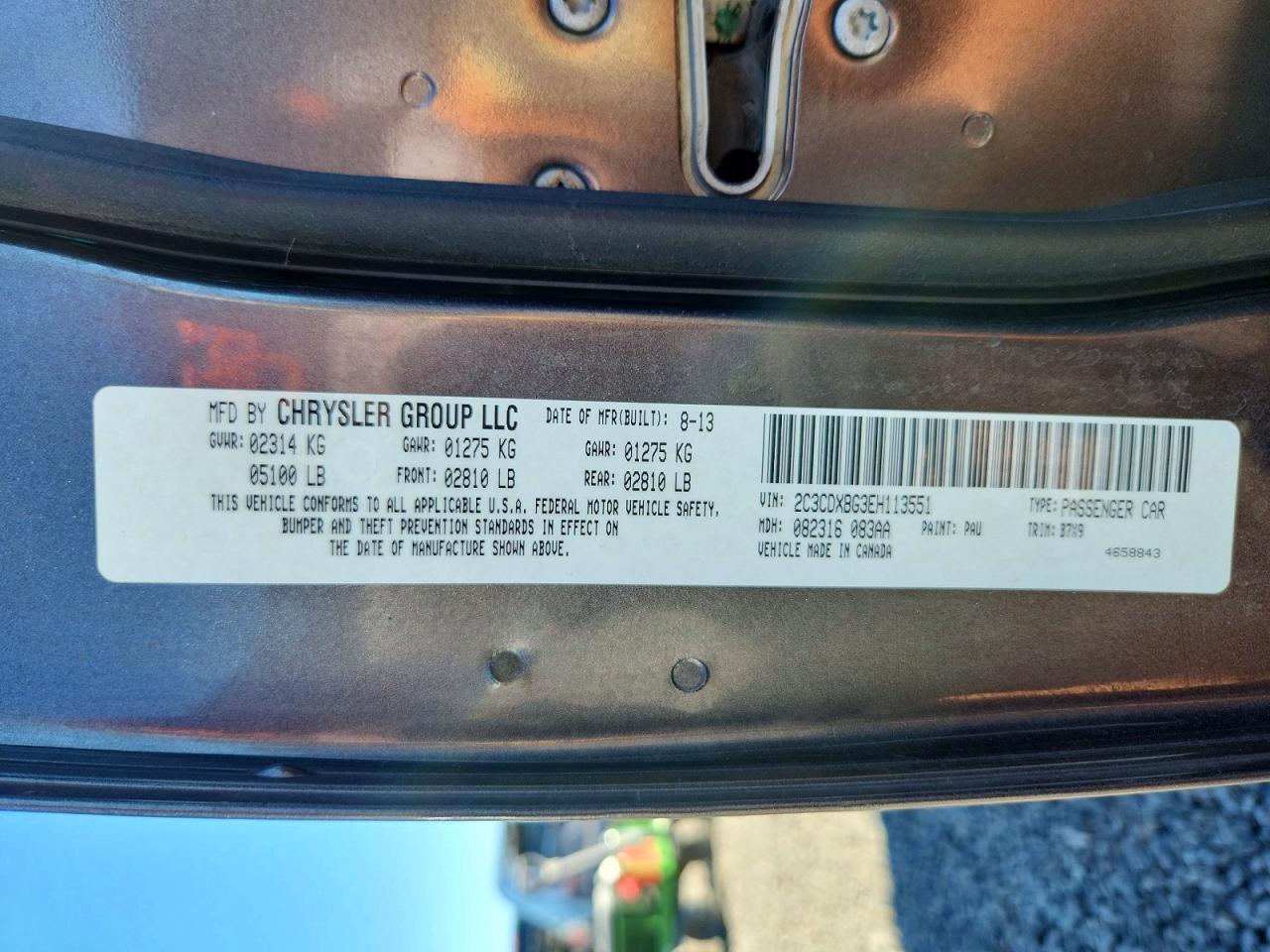 2014 Dodge Charger Se Gray vin: 2C3CDXBG3EH113551
