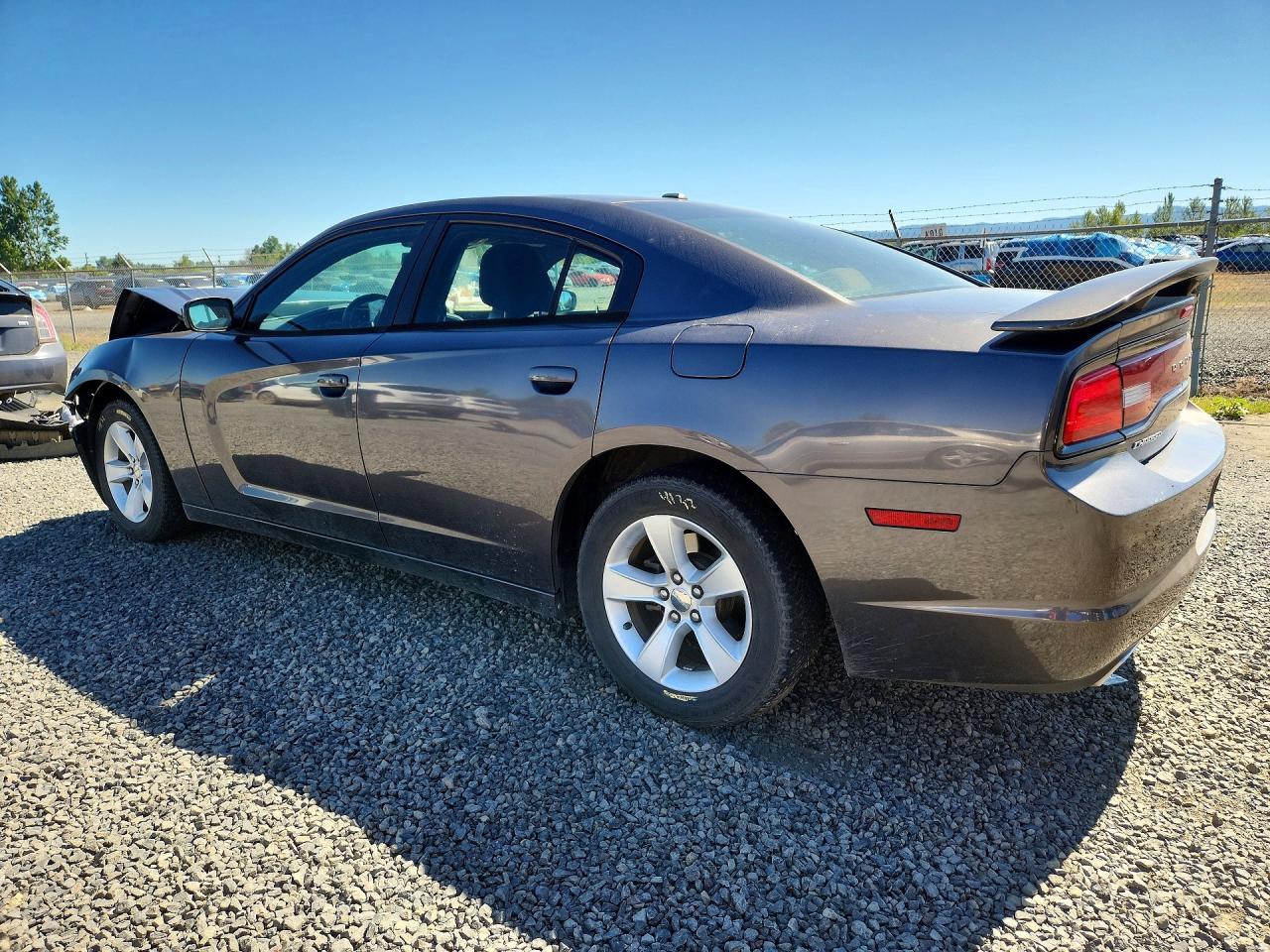 2014 Dodge Charger Se Gray vin: 2C3CDXBG3EH113551