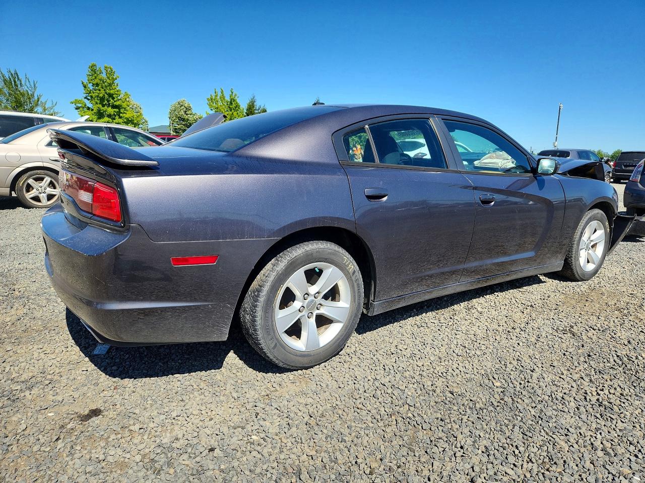2014 Dodge Charger Se Gray vin: 2C3CDXBG3EH113551