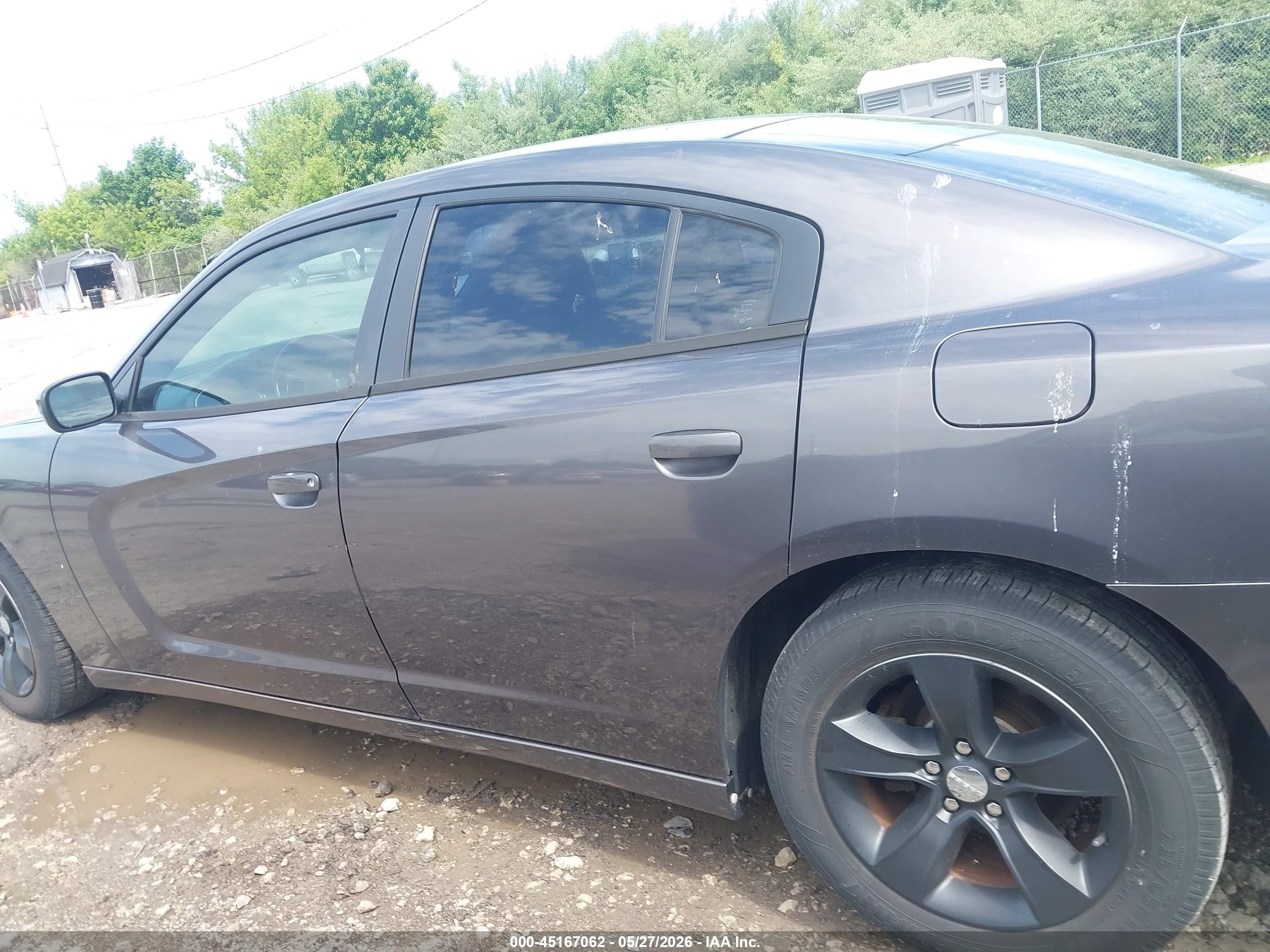 2014 Dodge Charger Se Gray vin: 2C3CDXBG3EH126462