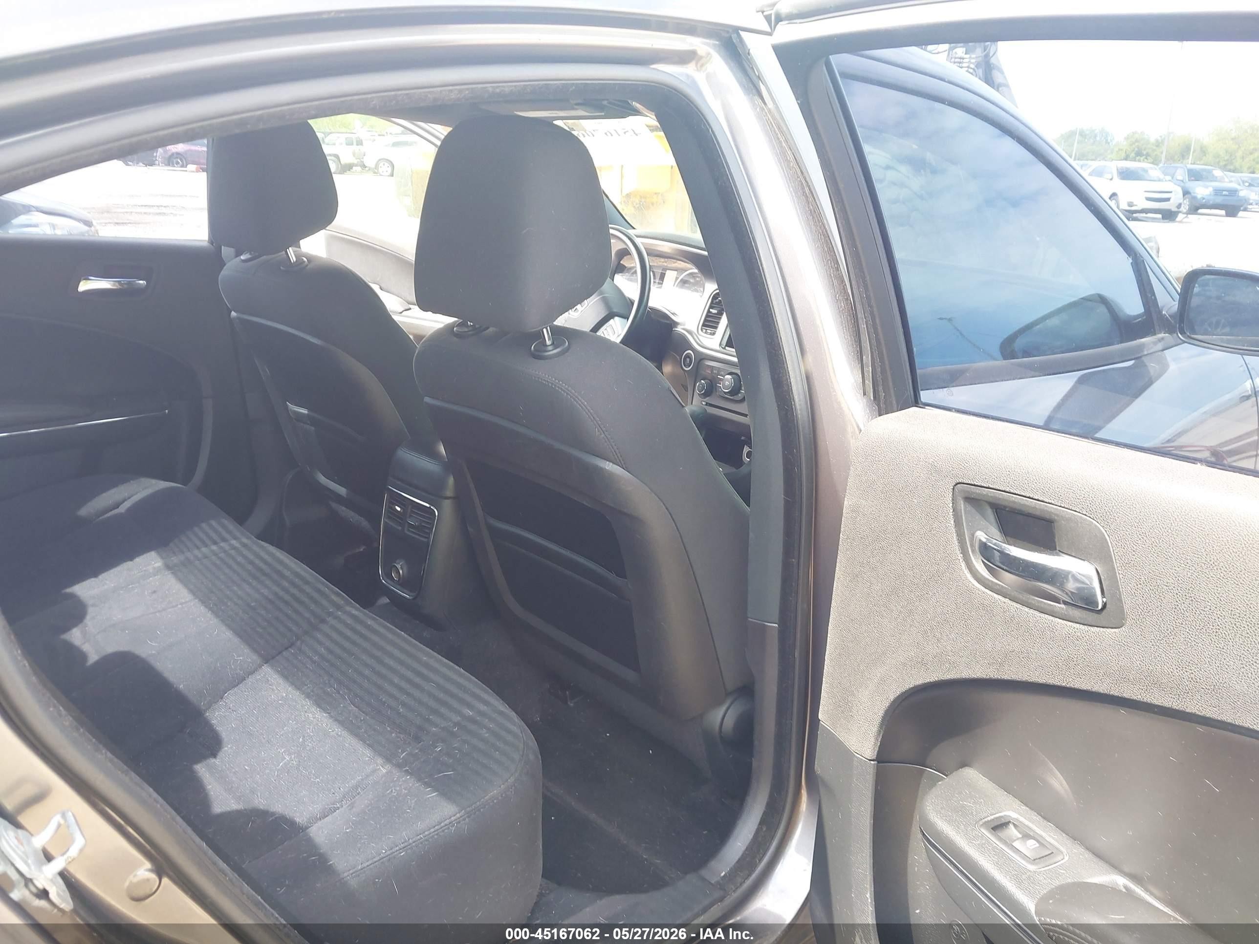 2014 Dodge Charger Se Gray vin: 2C3CDXBG3EH126462