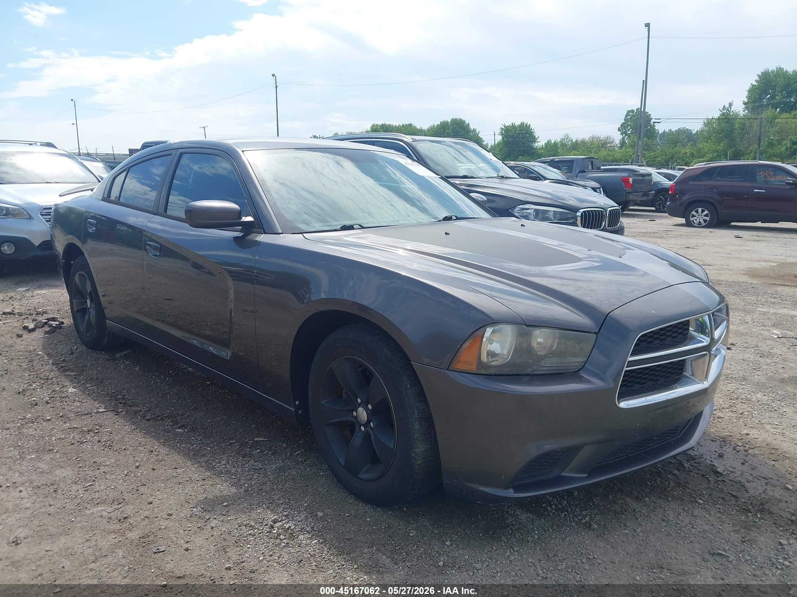 2014 Dodge Charger Se Gray vin: 2C3CDXBG3EH126462