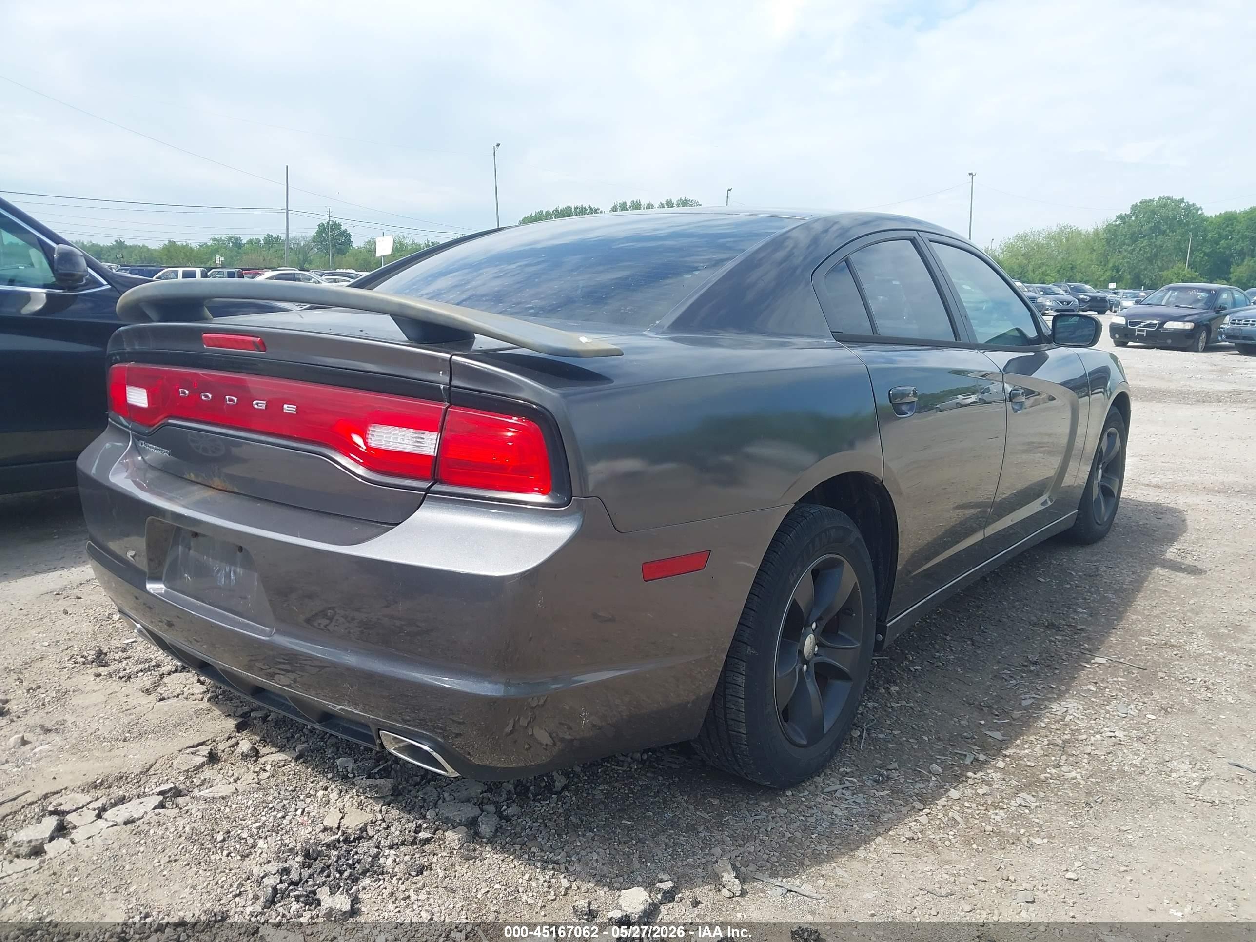 2014 Dodge Charger Se Gray vin: 2C3CDXBG3EH126462