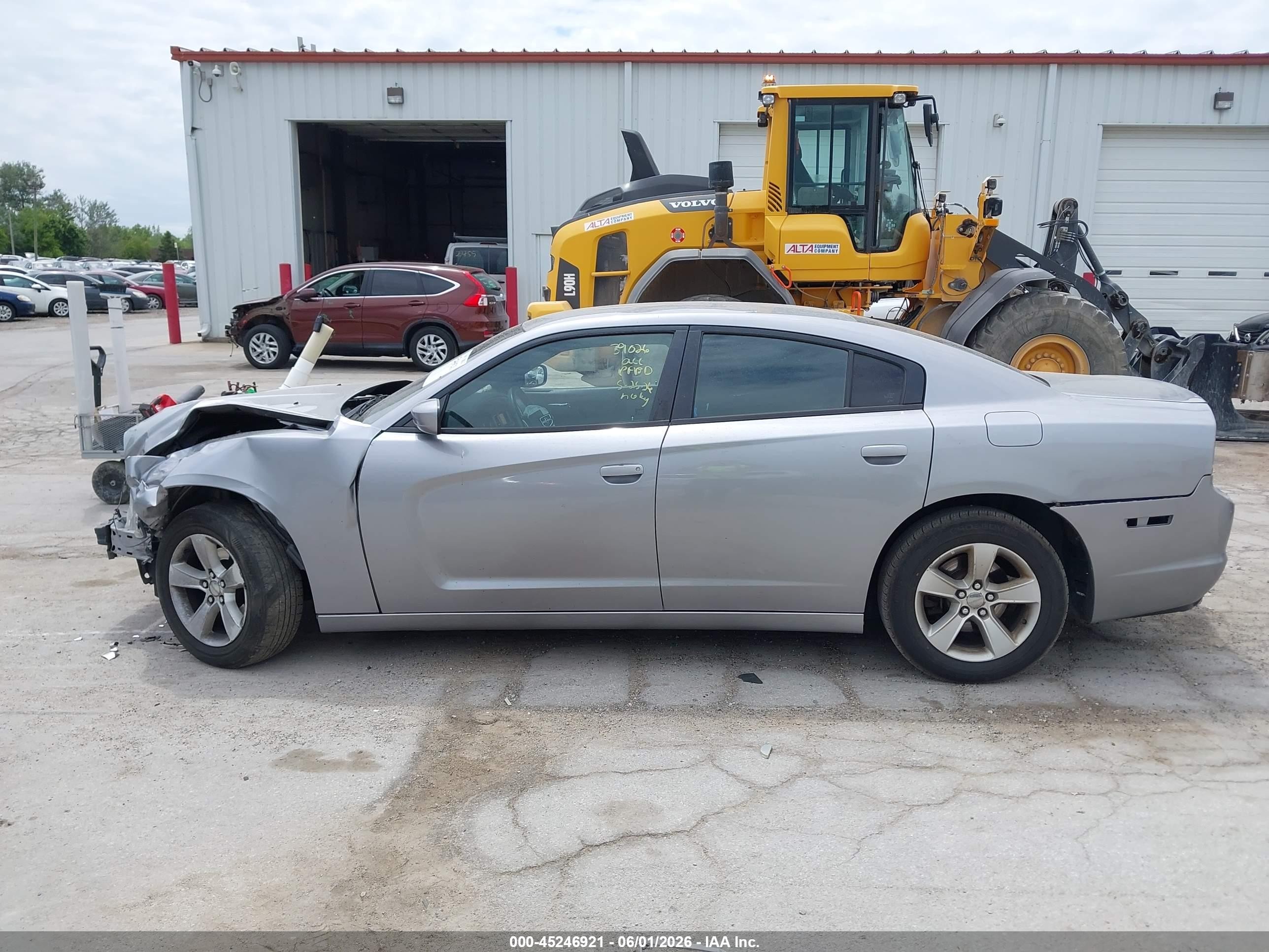 2014 Dodge Charger Se Silver vin: 2C3CDXBG3EH155640