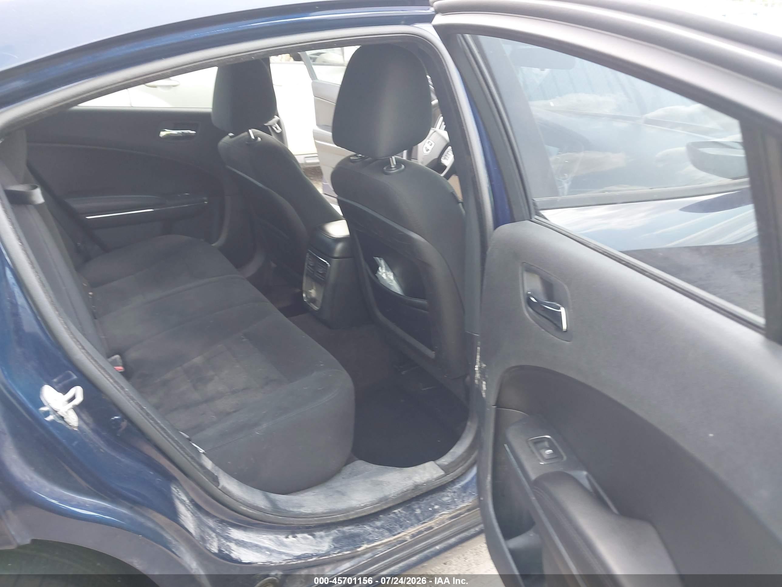 2014 Dodge Charger Se Blue vin: 2C3CDXBG3EH169036