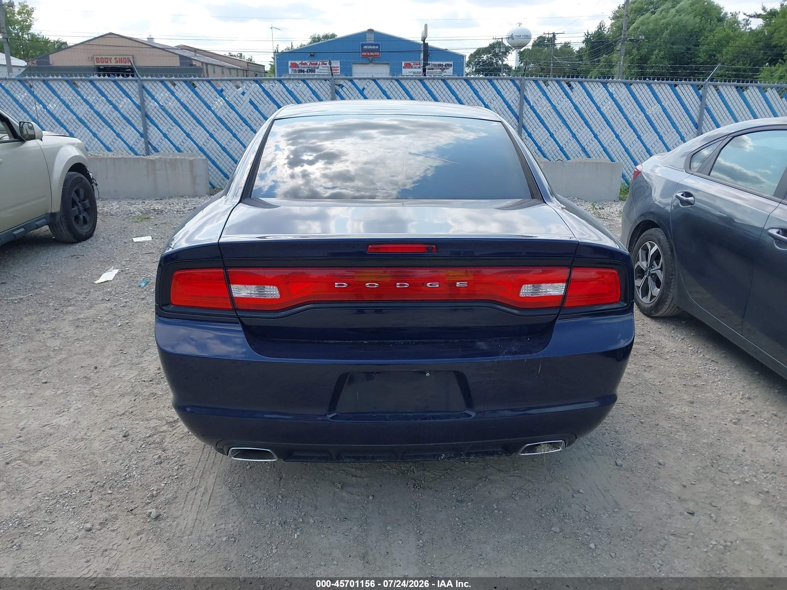 2014 Dodge Charger Se Blue vin: 2C3CDXBG3EH169036