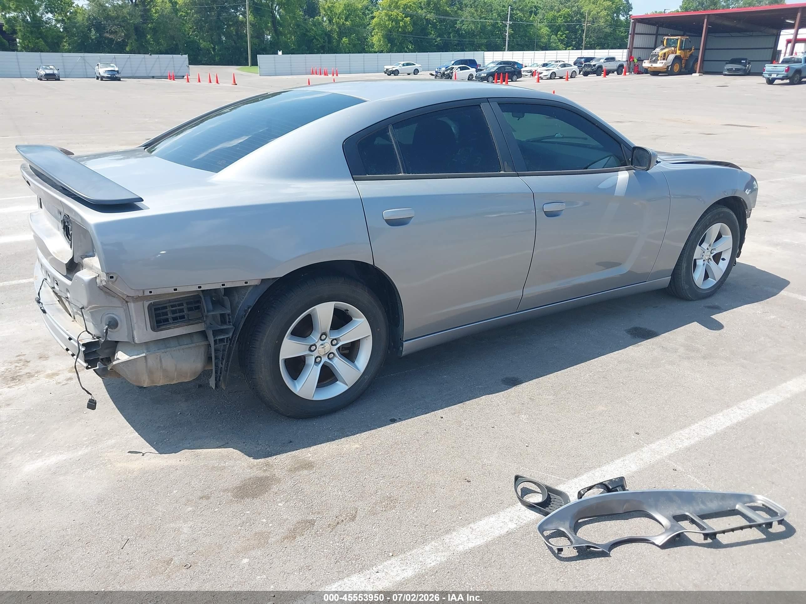 2014 Dodge Charger Se Silver vin: 2C3CDXBG3EH174883