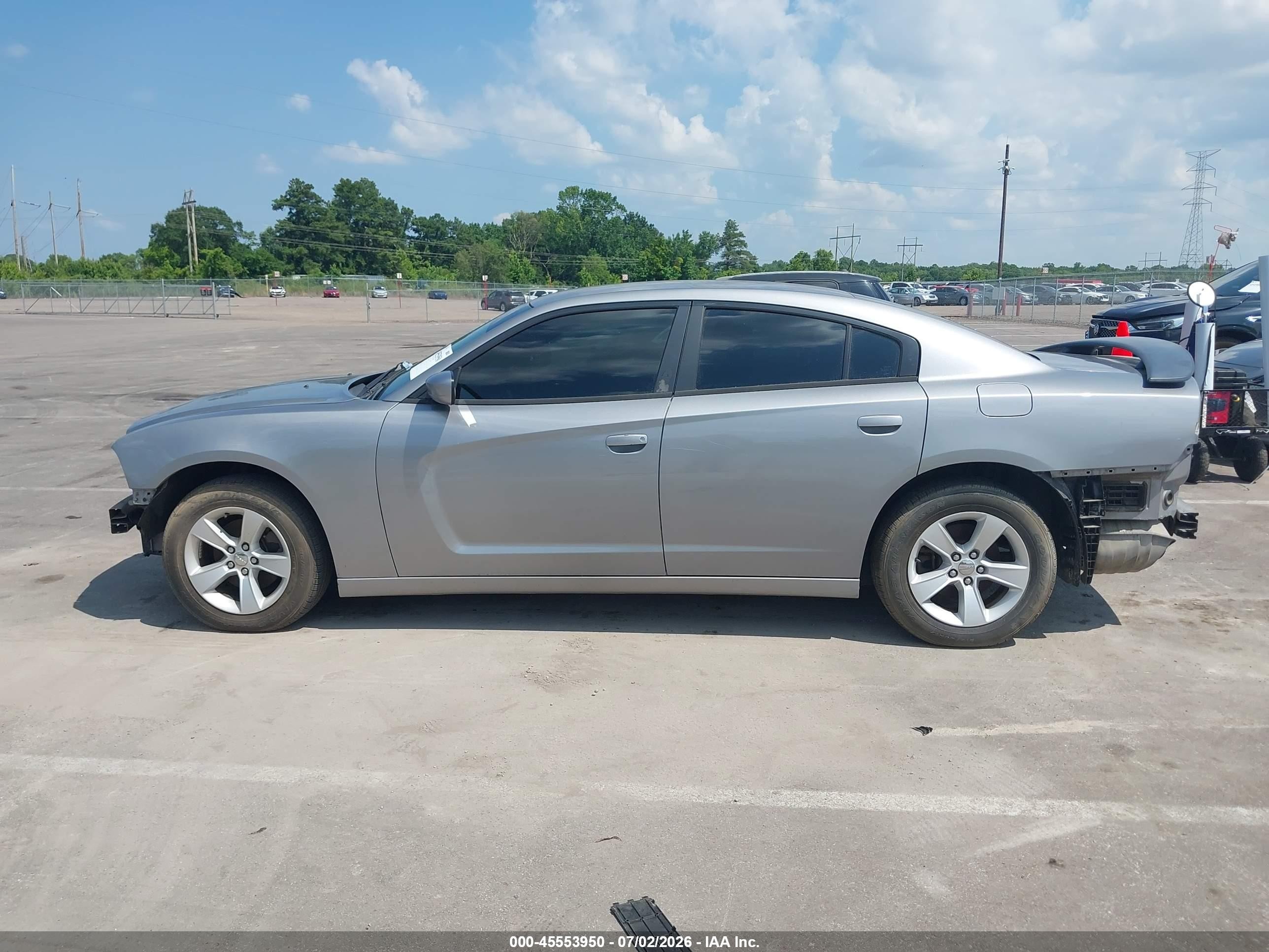 2014 Dodge Charger Se Silver vin: 2C3CDXBG3EH174883