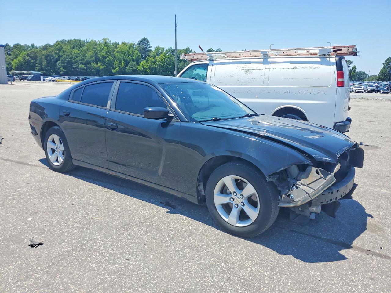 2014 Dodge Charger Se Black vin: 2C3CDXBG3EH202214