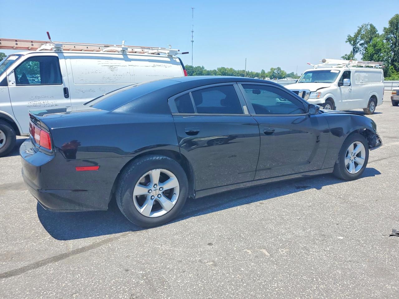2014 Dodge Charger Se Black vin: 2C3CDXBG3EH202214