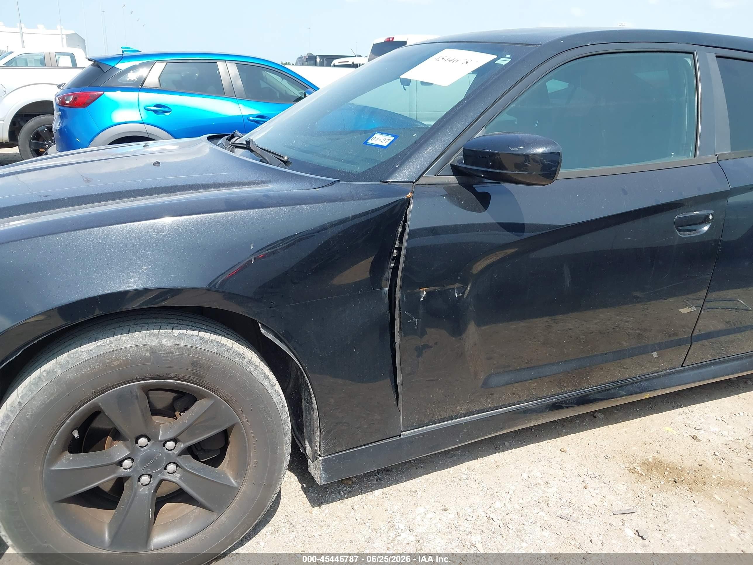 2014 Dodge Charger Se Black vin: 2C3CDXBG3EH275454