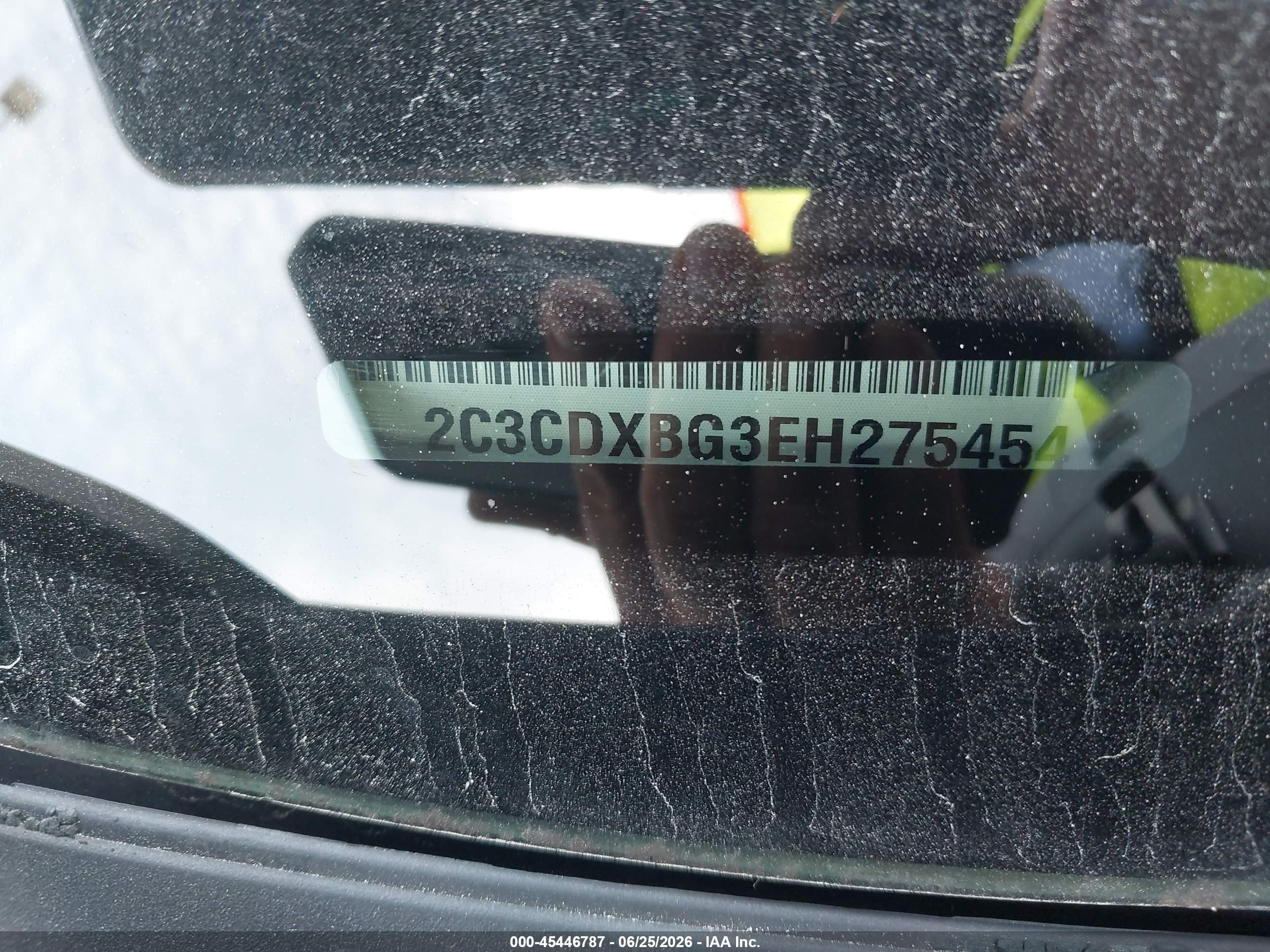 2014 Dodge Charger Se Black vin: 2C3CDXBG3EH275454