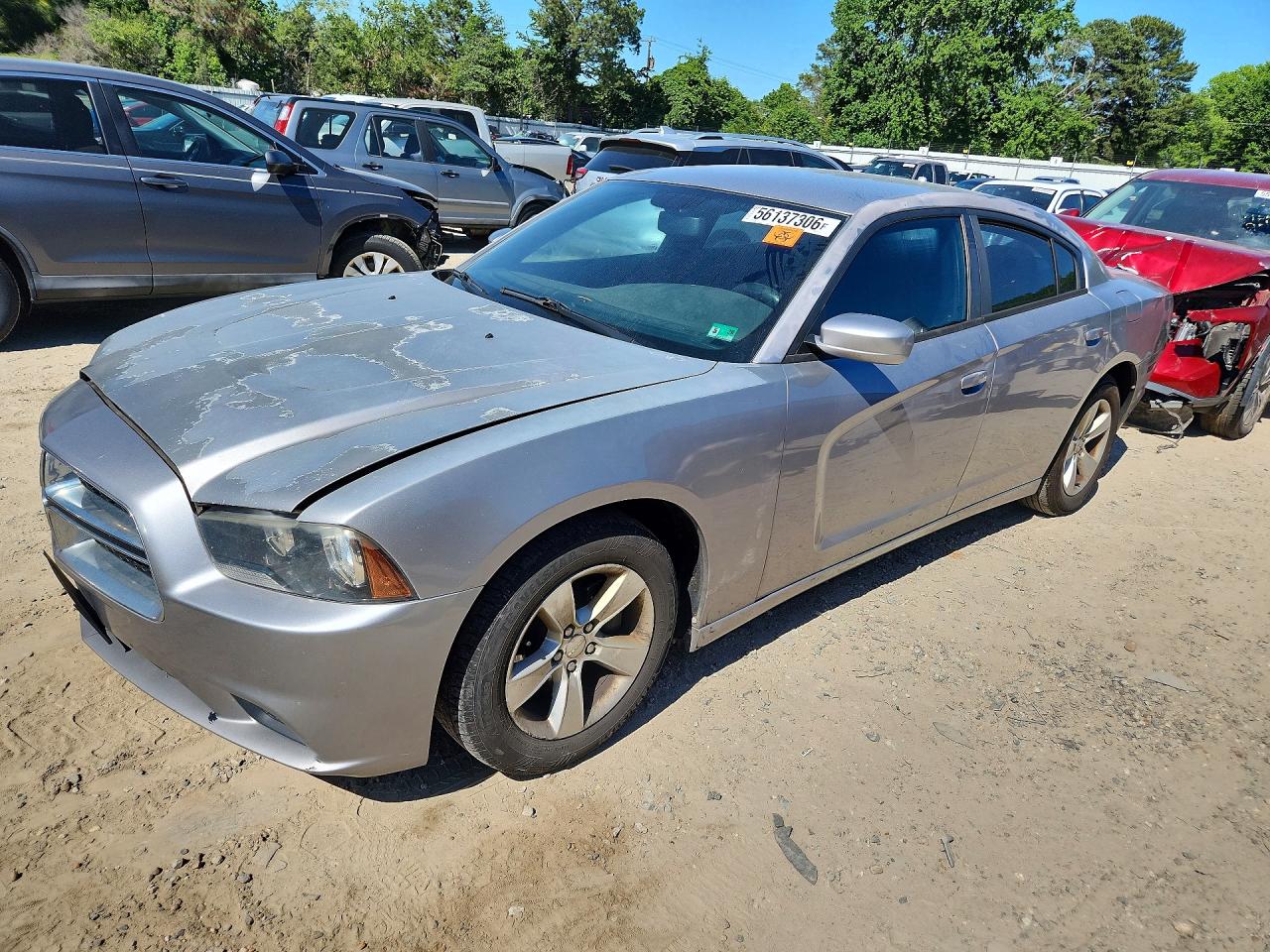 2014 Dodge Charger Se Gray vin: 2C3CDXBG3EH295722