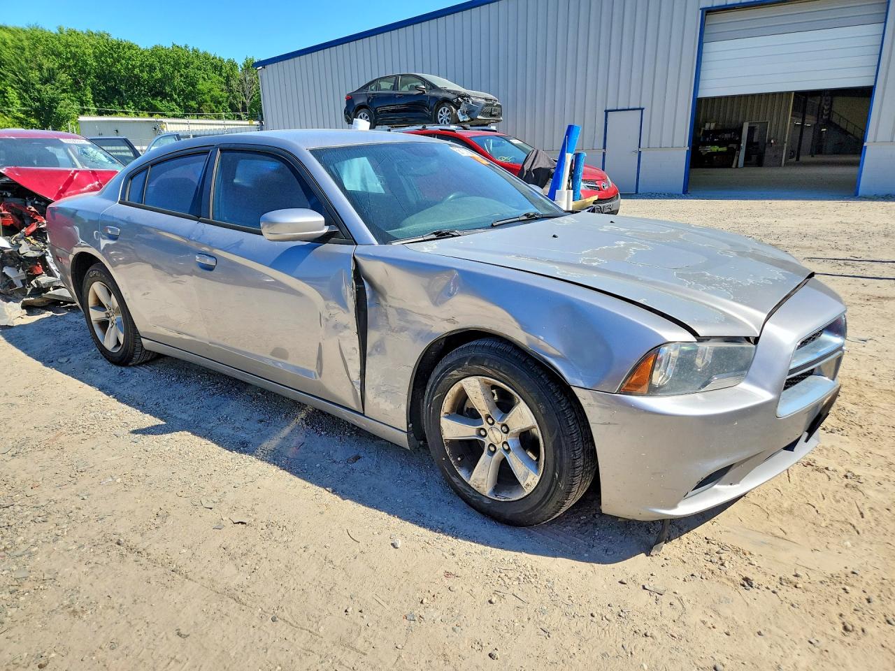 2014 Dodge Charger Se Gray vin: 2C3CDXBG3EH295722