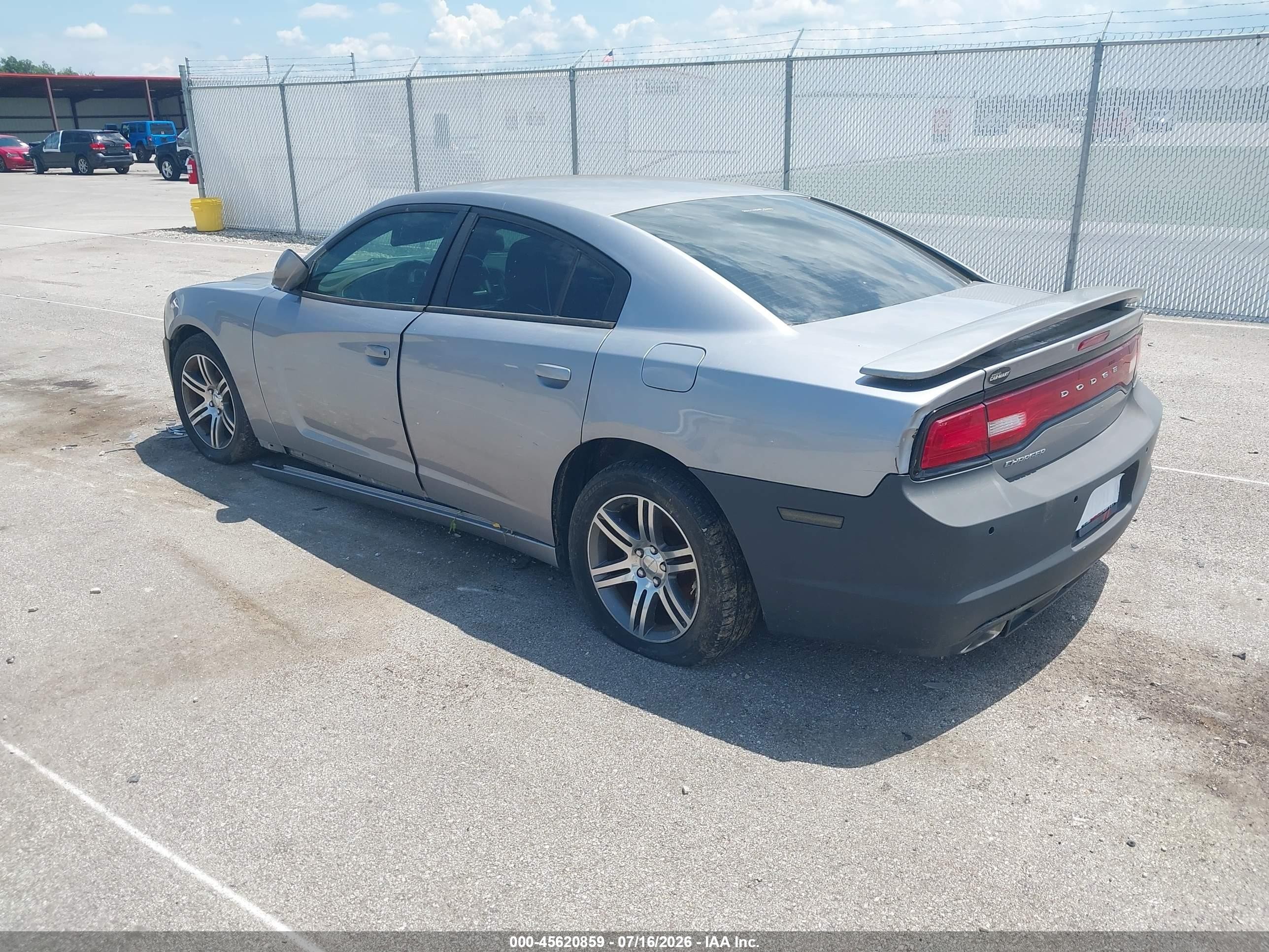 2014 Dodge Charger Se Silver vin: 2C3CDXBG3EH322210