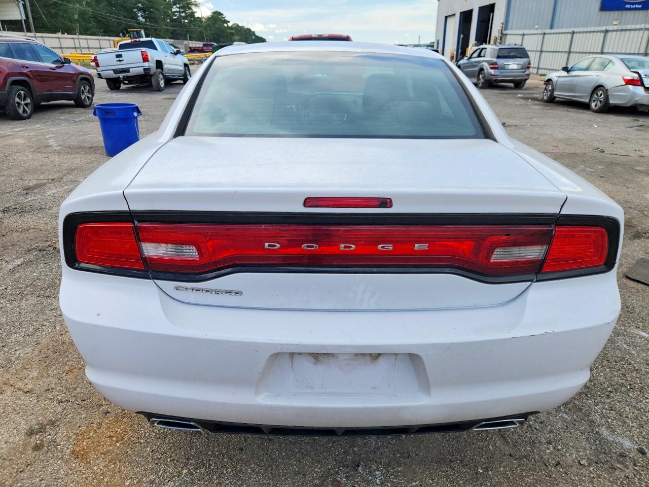 2014 Dodge Charger Se White vin: 2C3CDXBG3EH324801