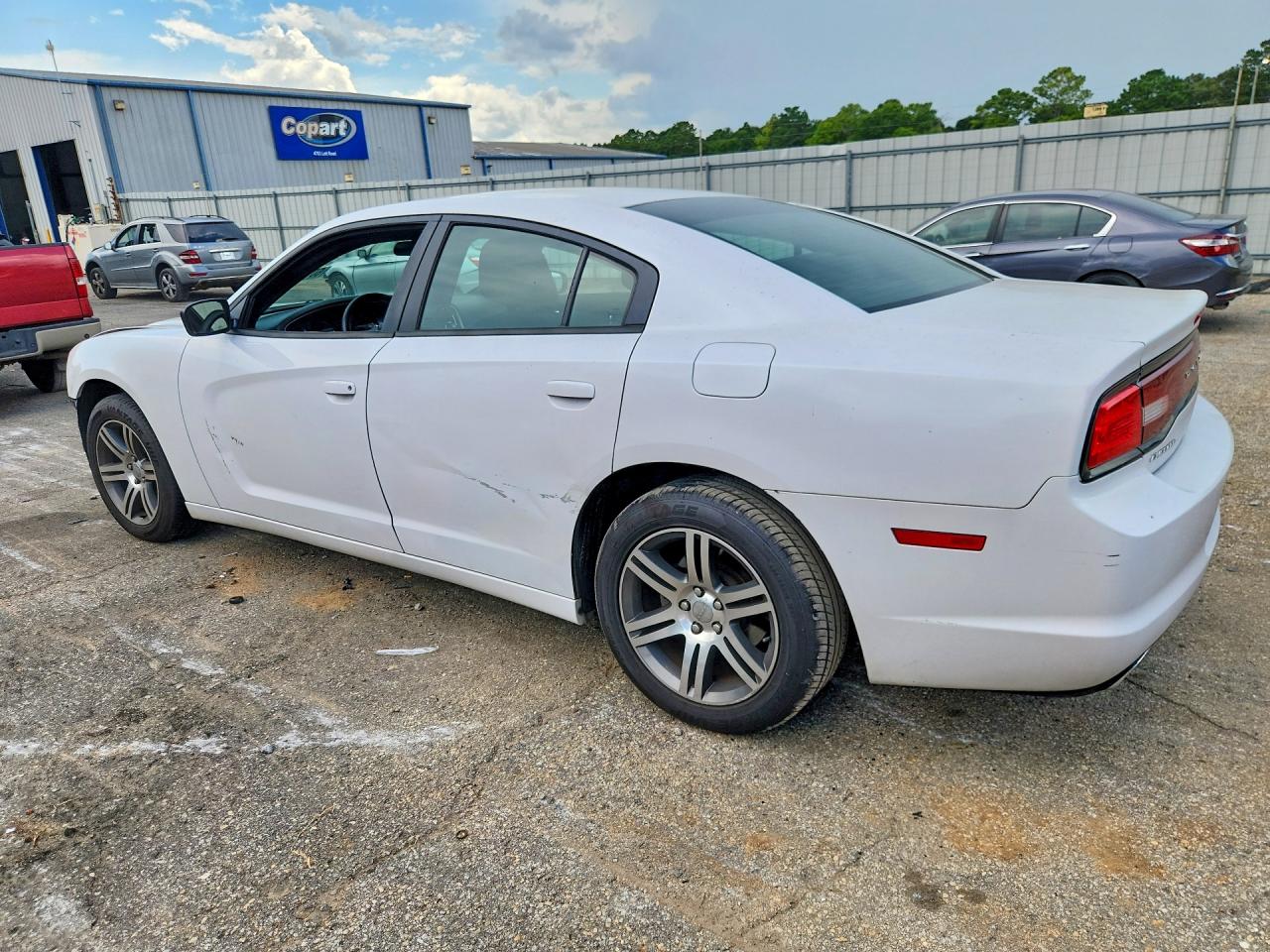 2014 Dodge Charger Se White vin: 2C3CDXBG3EH324801