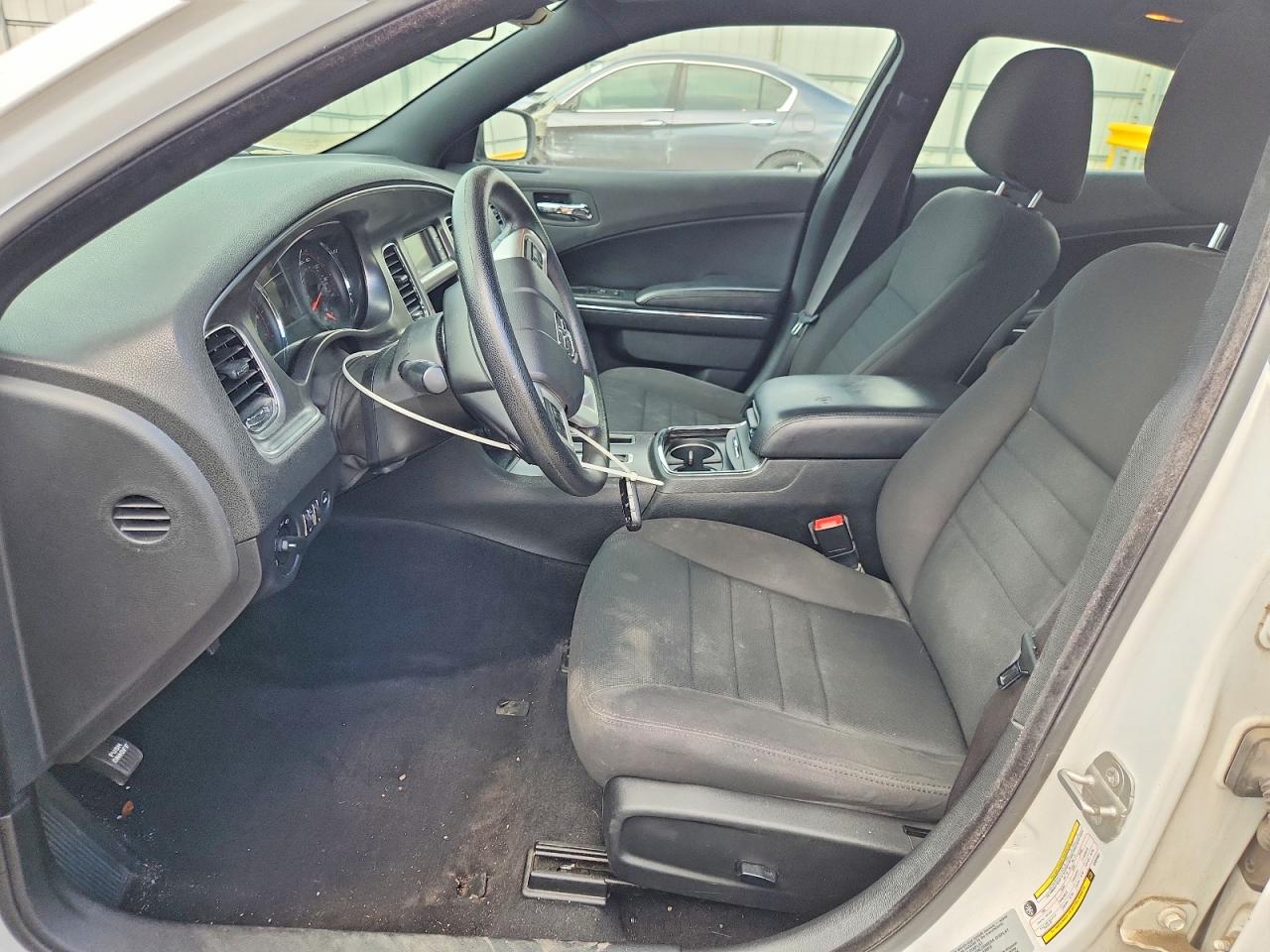 2014 Dodge Charger Se White vin: 2C3CDXBG3EH324801