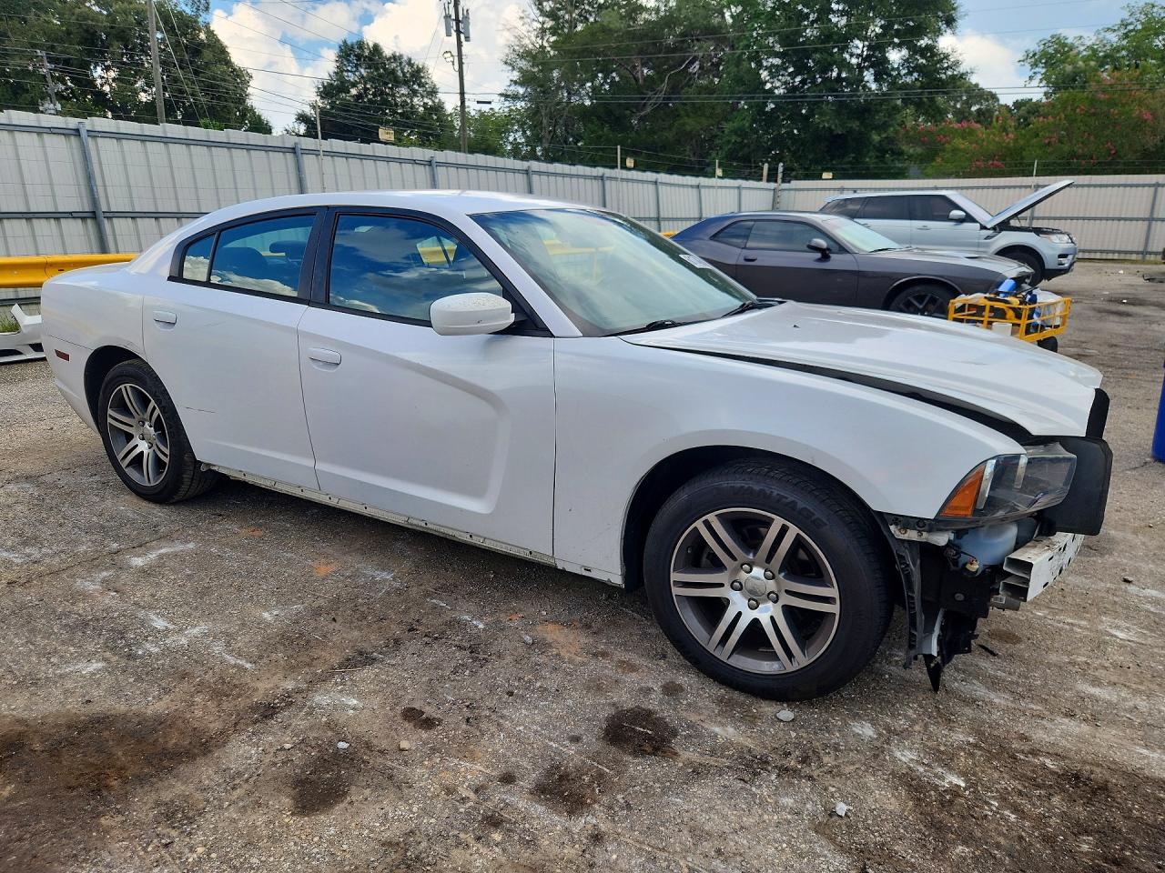 2014 Dodge Charger Se White vin: 2C3CDXBG3EH324801