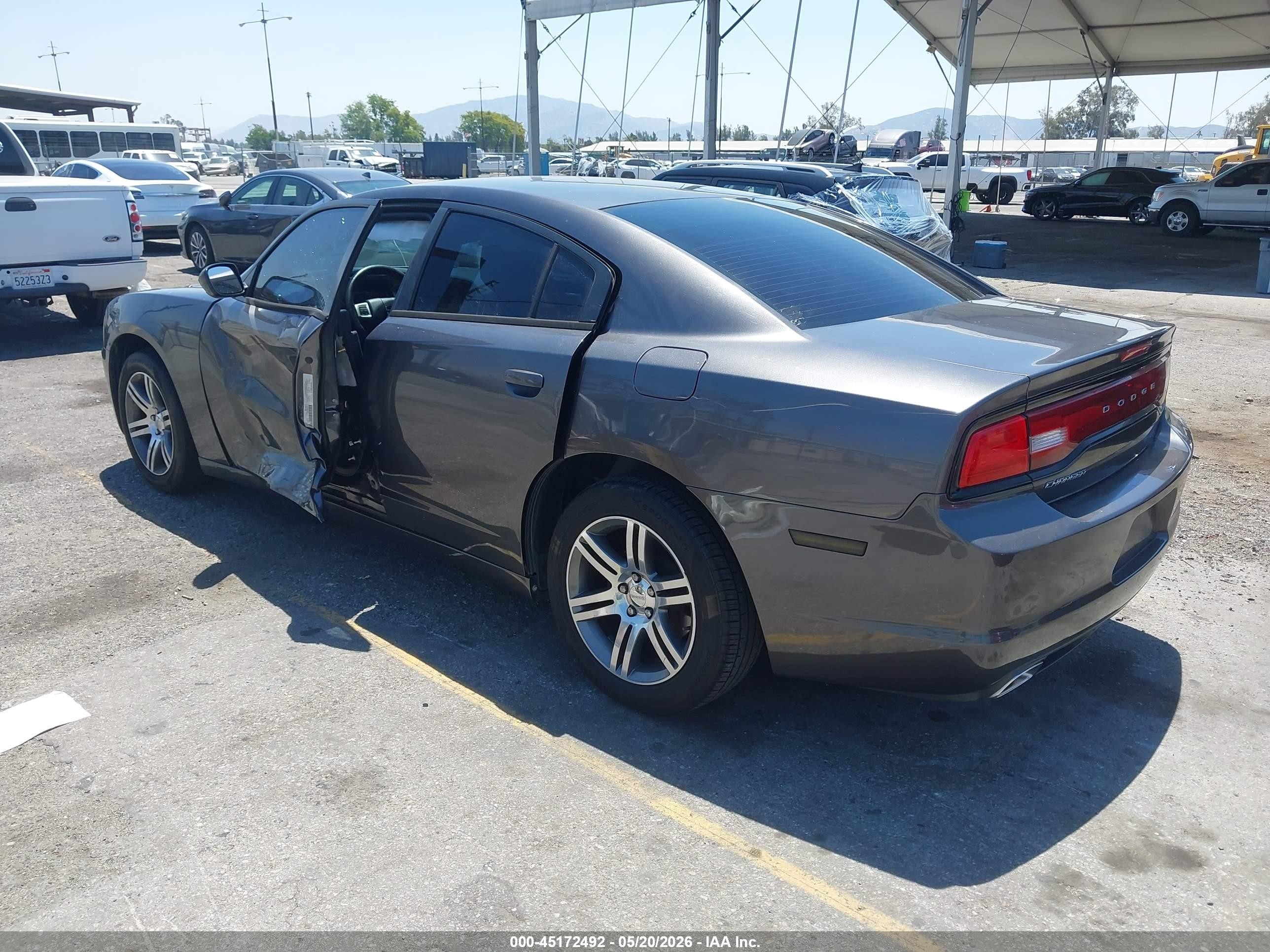 2014 Dodge Charger Se Серый vin: 2C3CDXBG3EH325205