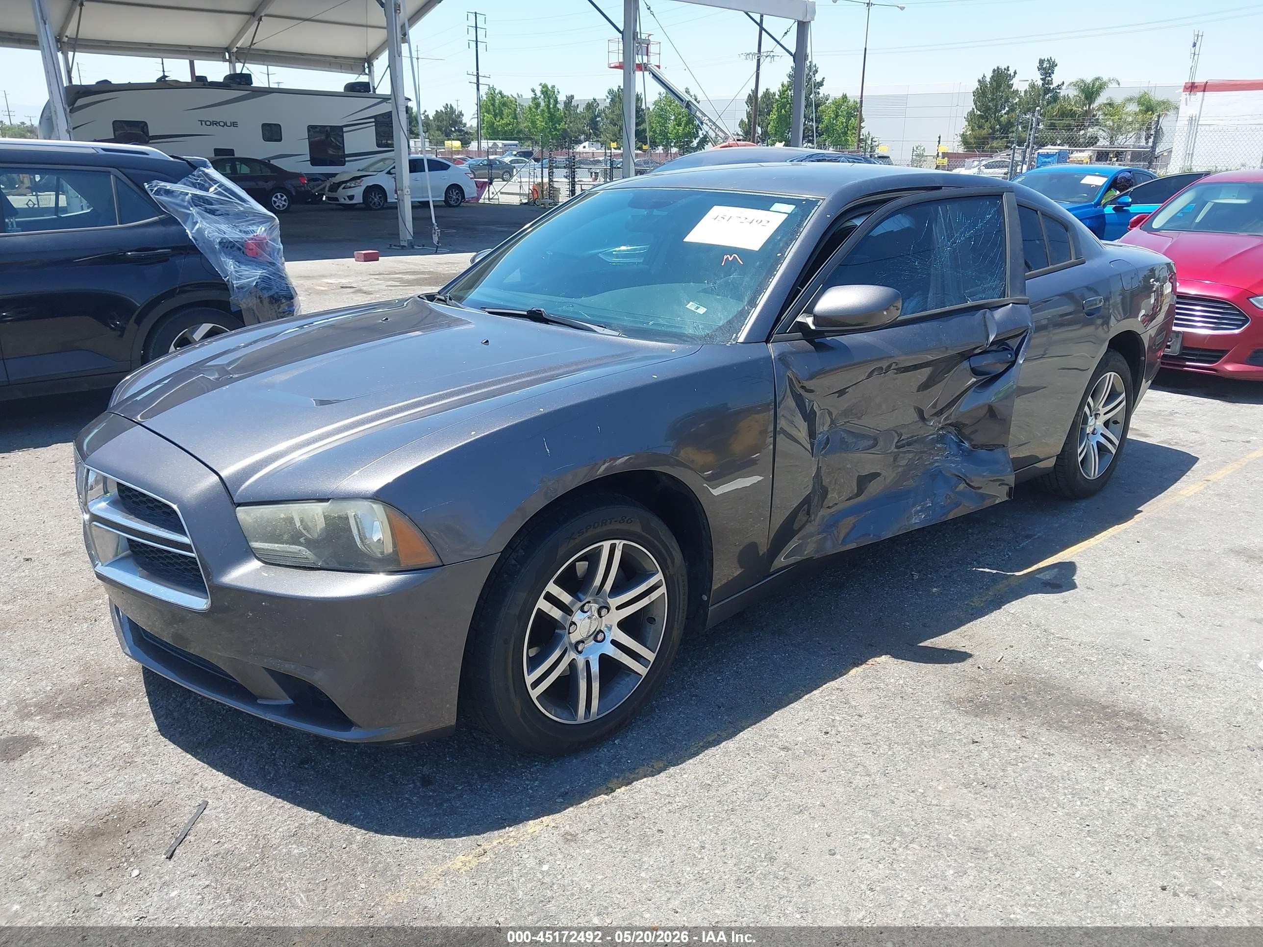 2014 Dodge Charger Se Серый vin: 2C3CDXBG3EH325205