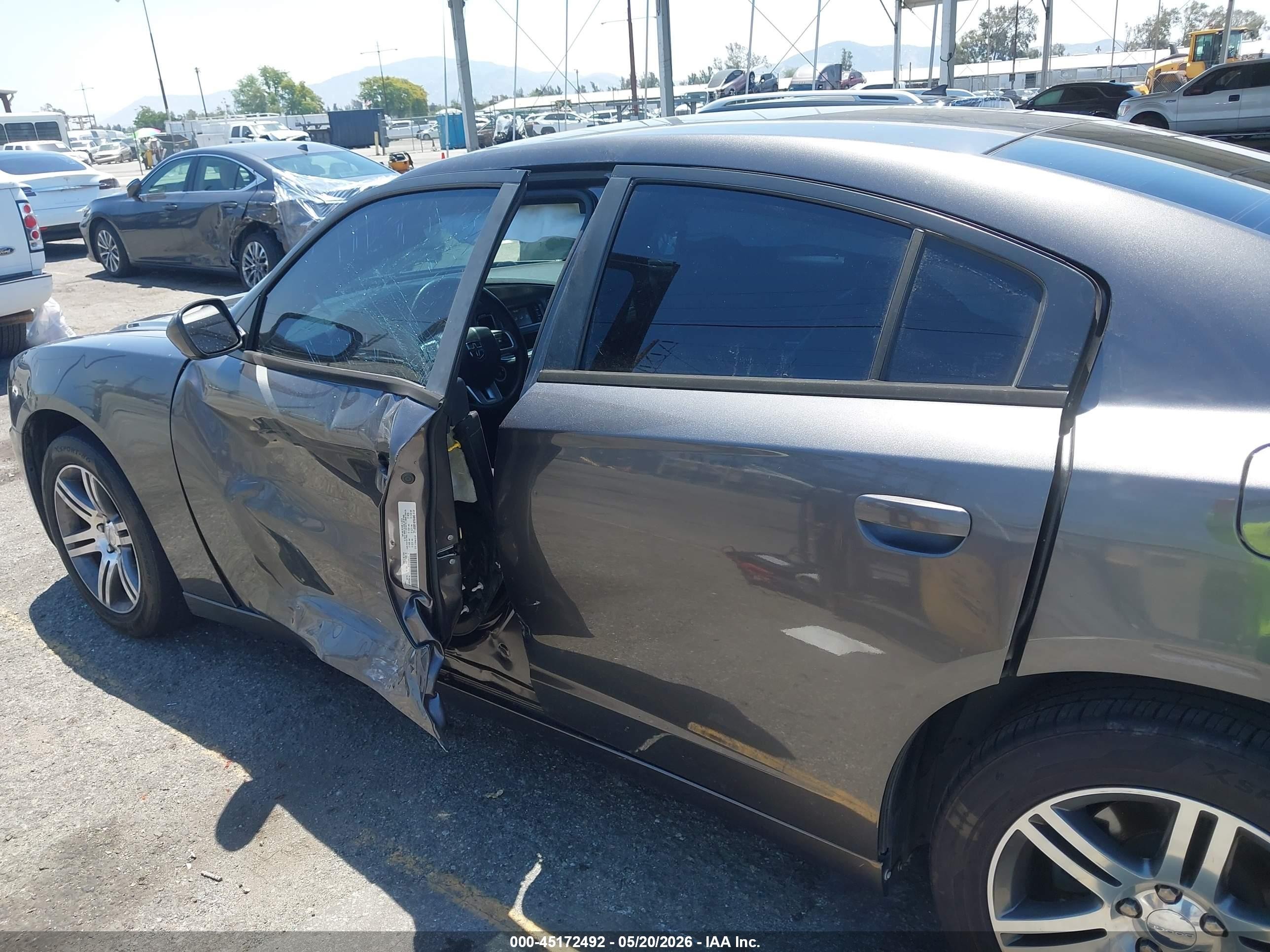 2014 Dodge Charger Se Серый vin: 2C3CDXBG3EH325205
