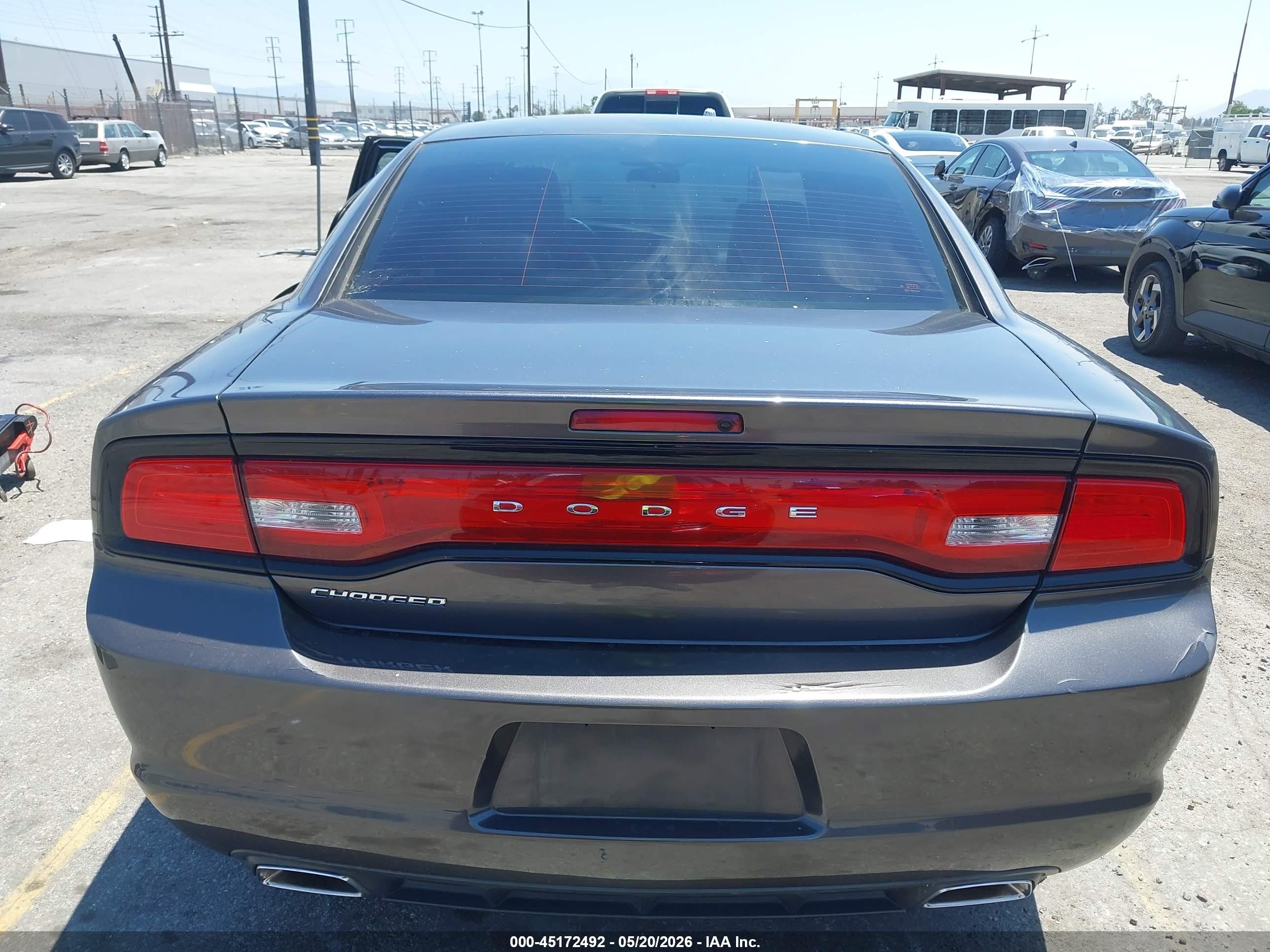 2014 Dodge Charger Se Серый vin: 2C3CDXBG3EH325205