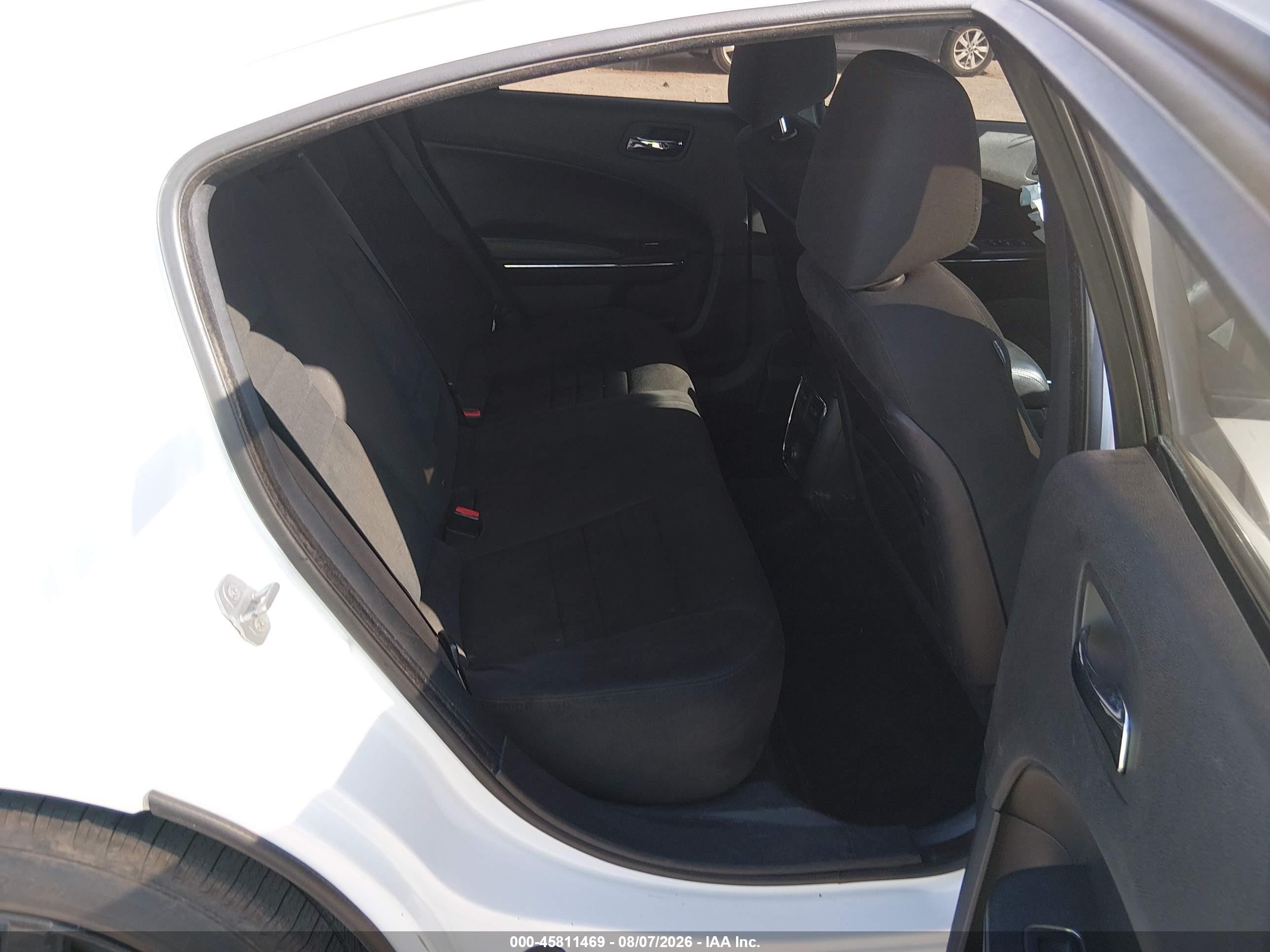 2014 Dodge Charger Se White vin: 2C3CDXBG3EH337869