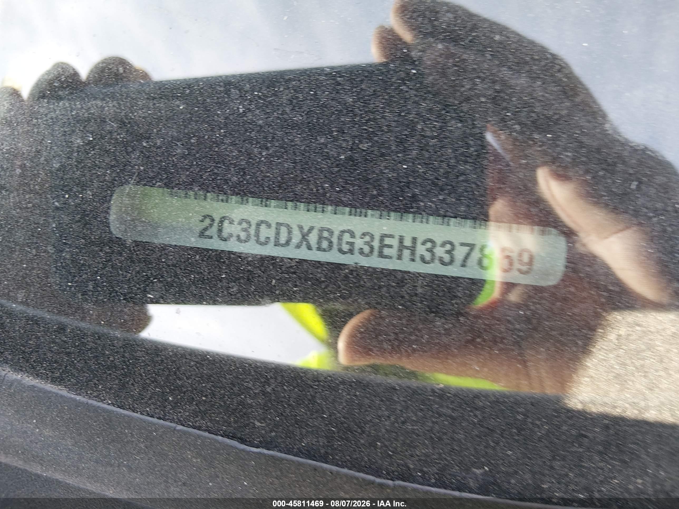2014 Dodge Charger Se White vin: 2C3CDXBG3EH337869