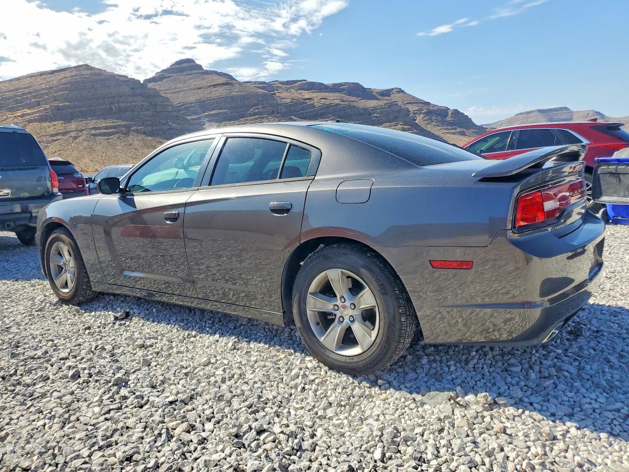 2014 Dodge Charger Se Gray vin: 2C3CDXBG3EH338410