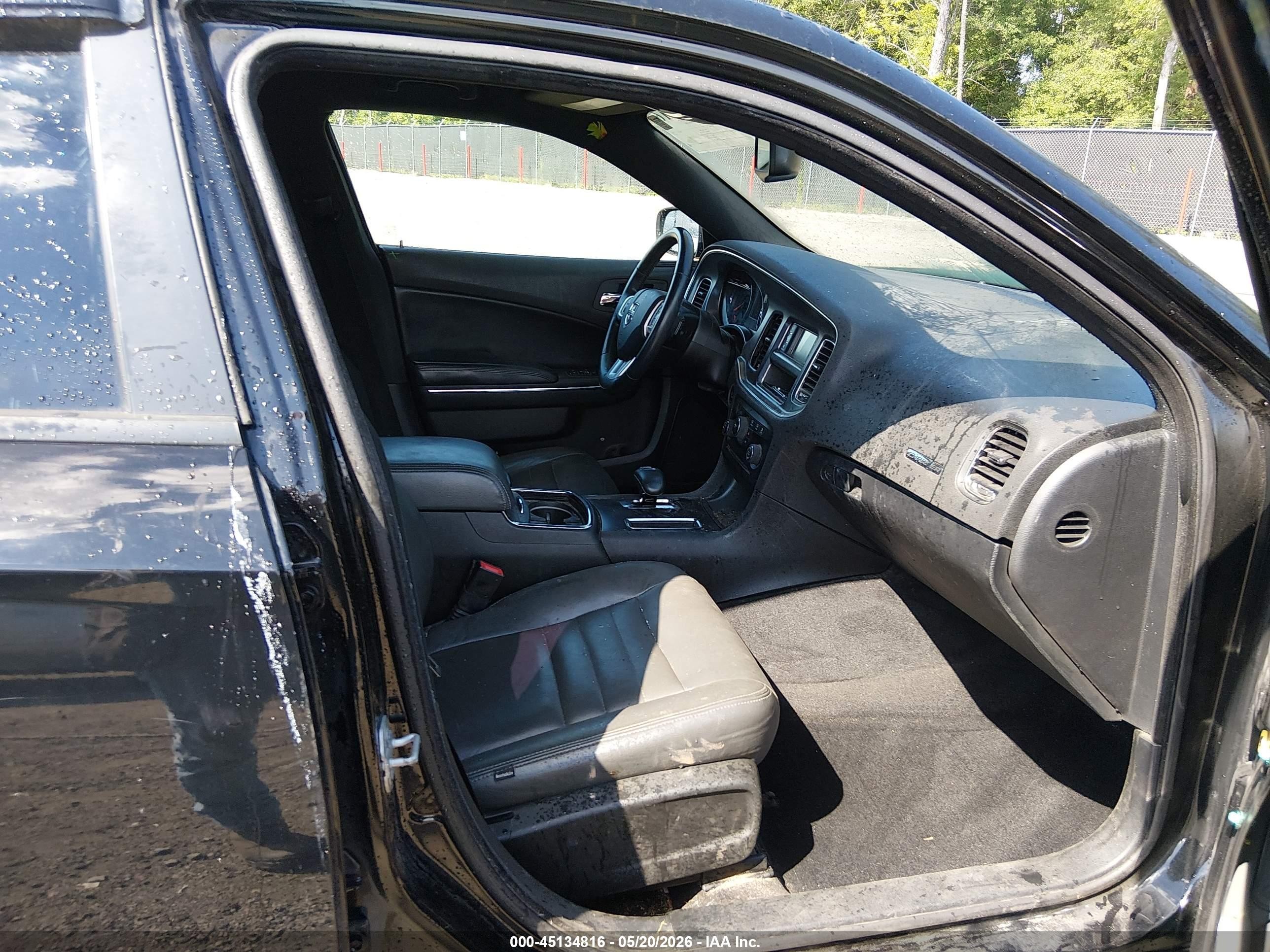 2014 Dodge Charger Se Black vin: 2C3CDXBG3EH342733