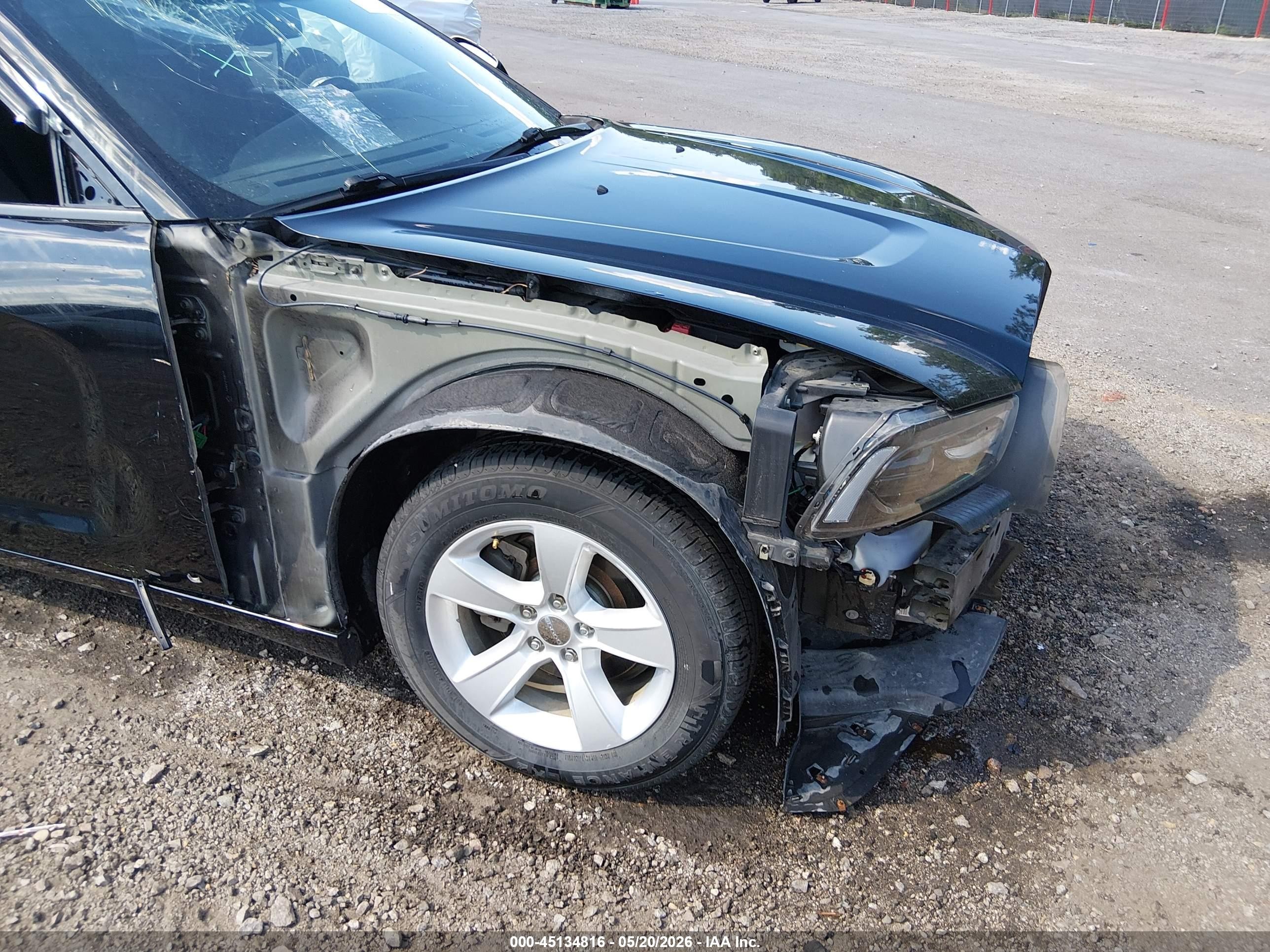 2014 Dodge Charger Se Black vin: 2C3CDXBG3EH342733
