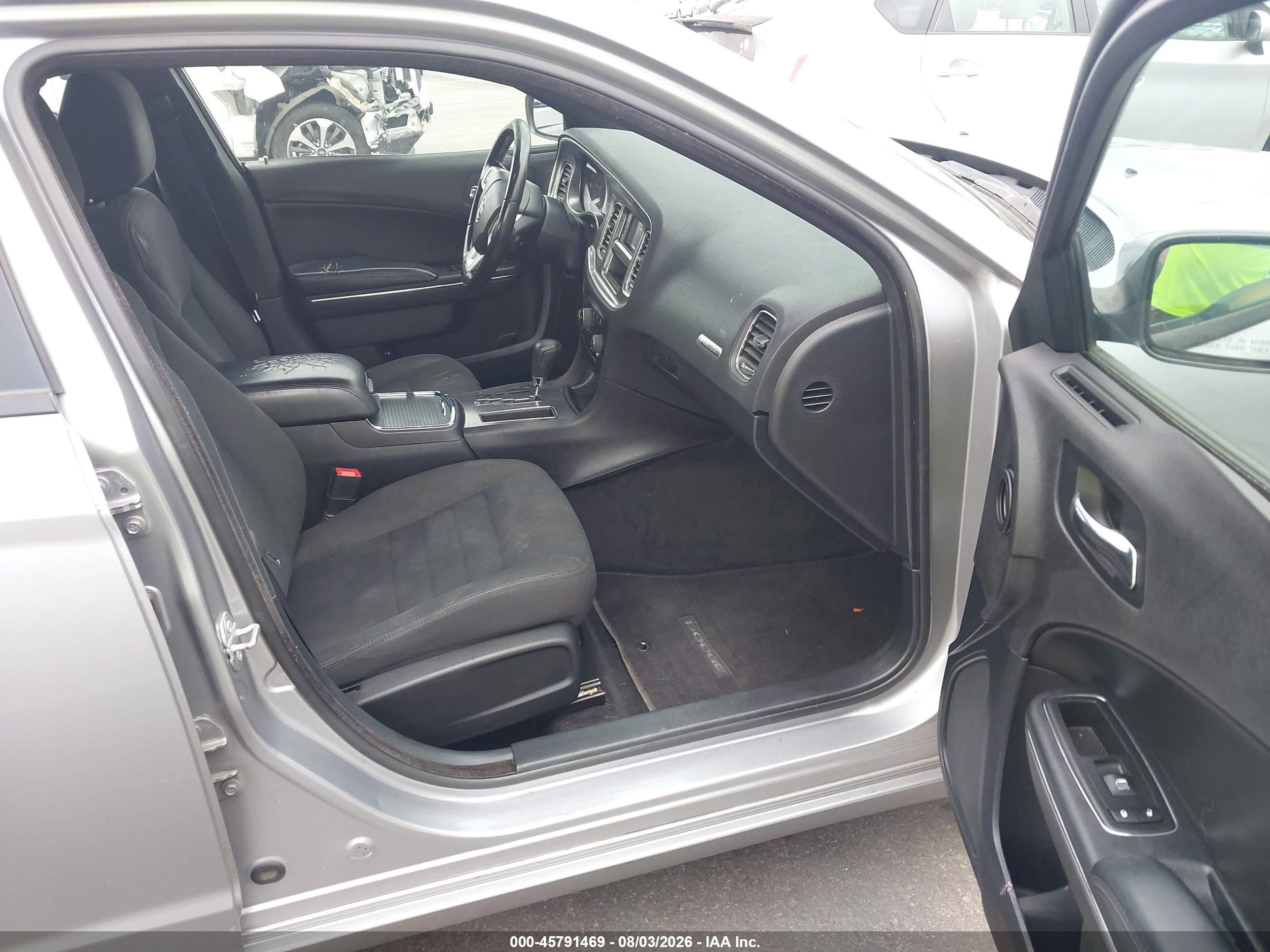 2014 Dodge Charger Se Gray vin: 2C3CDXBG3EH348600