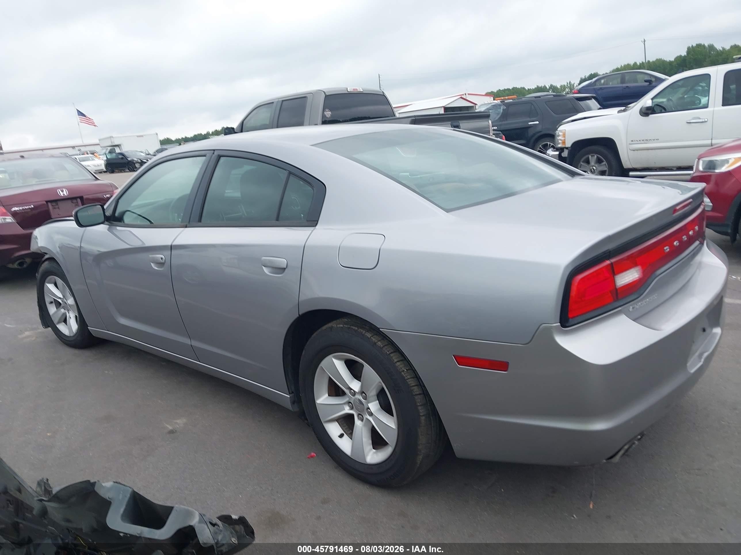 2014 Dodge Charger Se Gray vin: 2C3CDXBG3EH348600