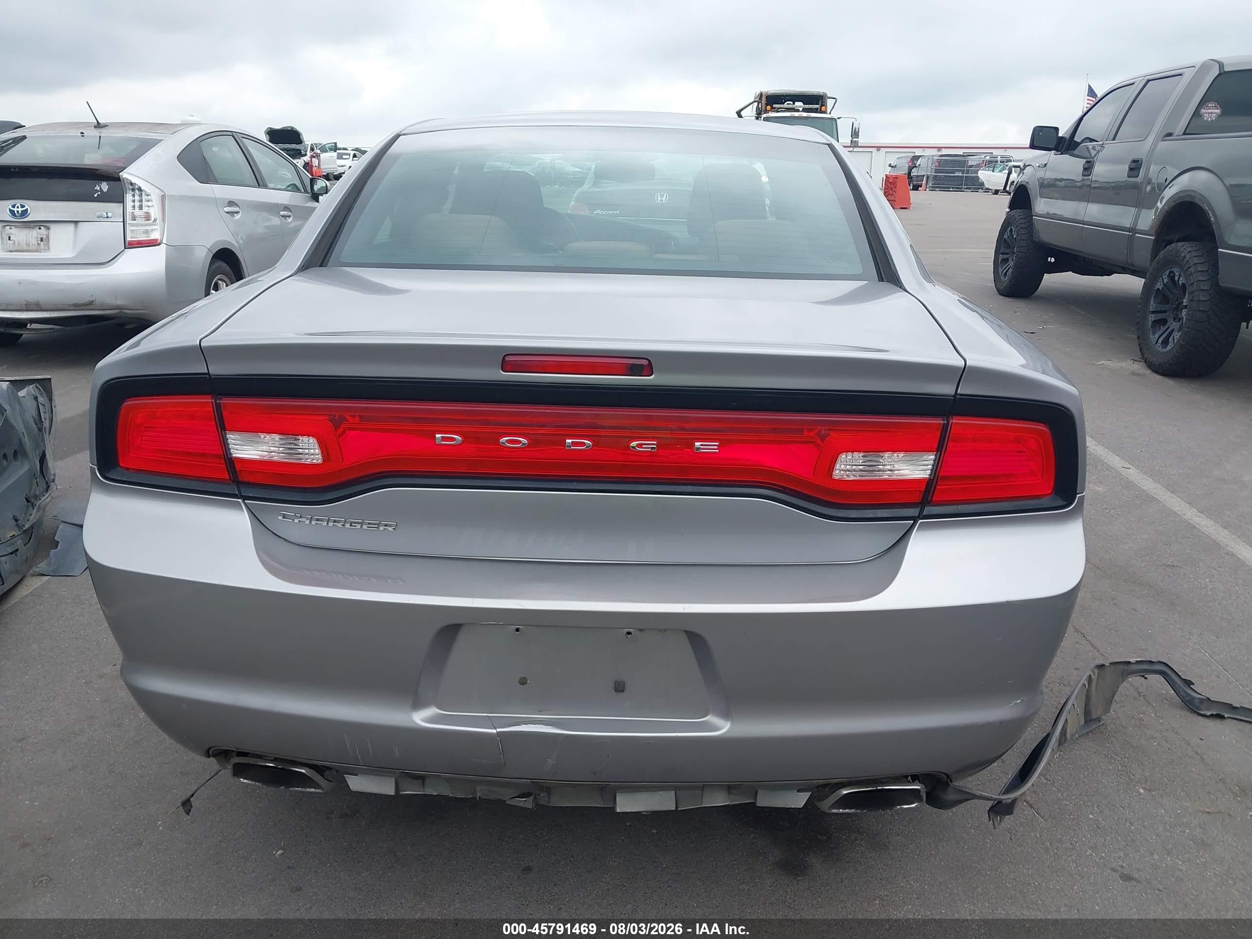 2014 Dodge Charger Se Gray vin: 2C3CDXBG3EH348600