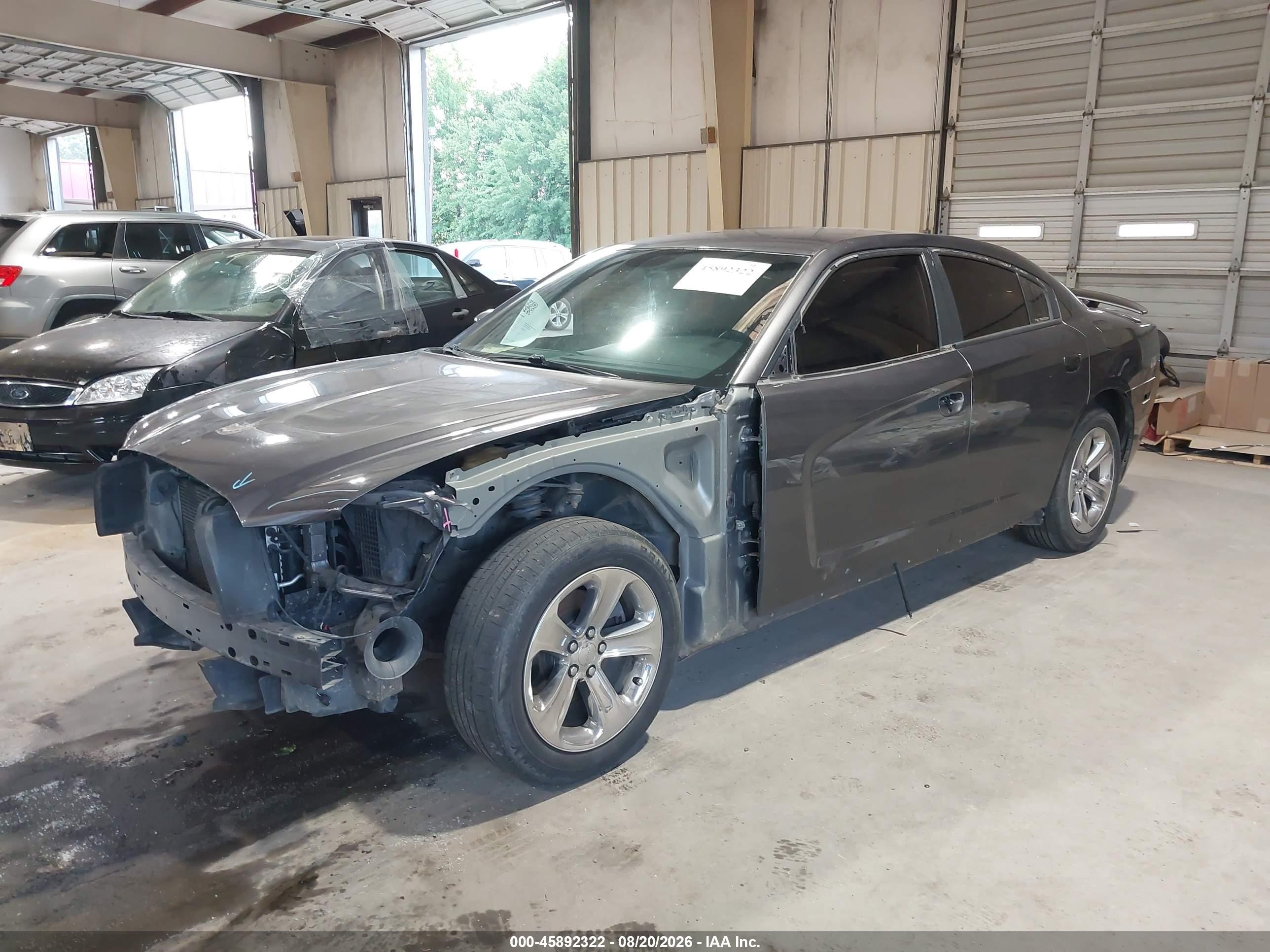 2014 Dodge Charger Se Серый vin: 2C3CDXBG3EH363971