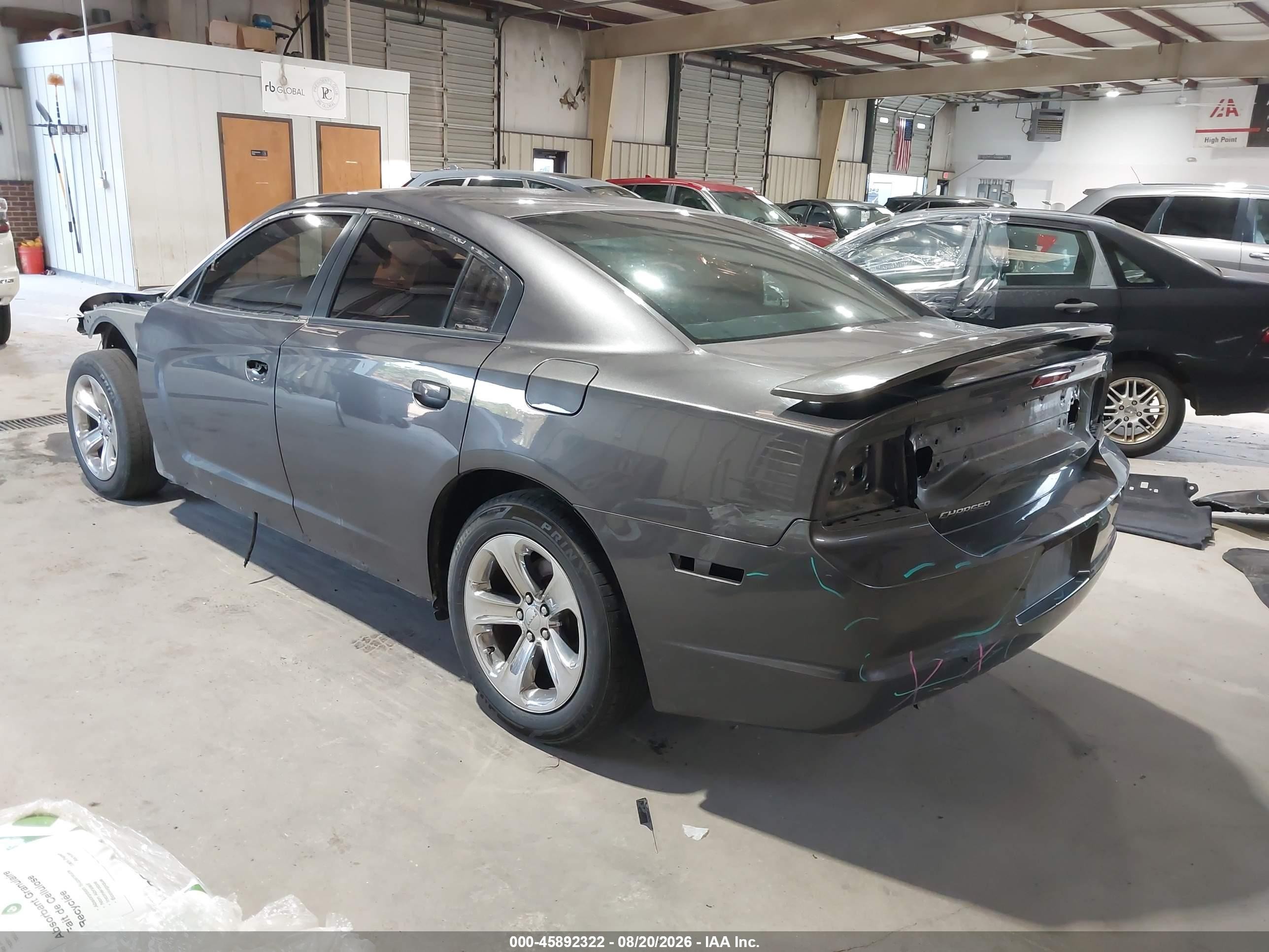 2014 Dodge Charger Se Серый vin: 2C3CDXBG3EH363971