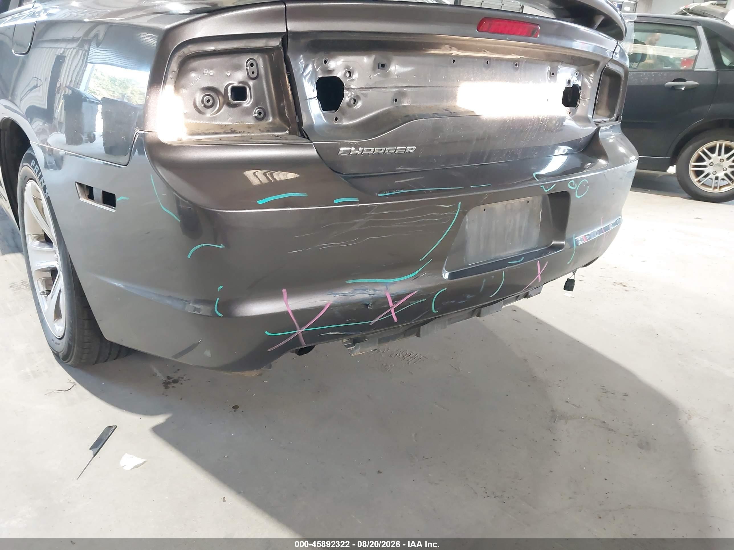 2014 Dodge Charger Se Серый vin: 2C3CDXBG3EH363971