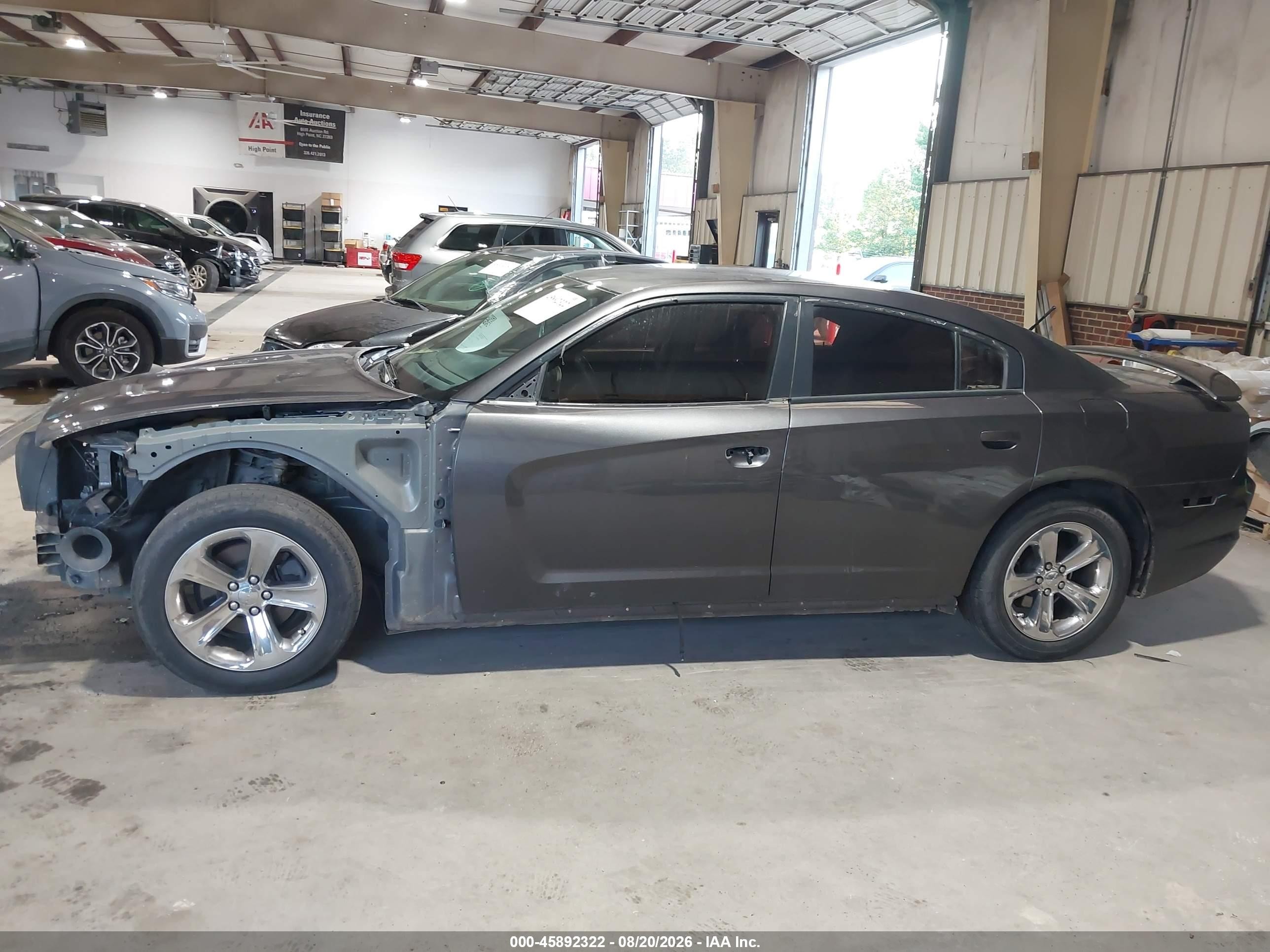 2014 Dodge Charger Se Серый vin: 2C3CDXBG3EH363971