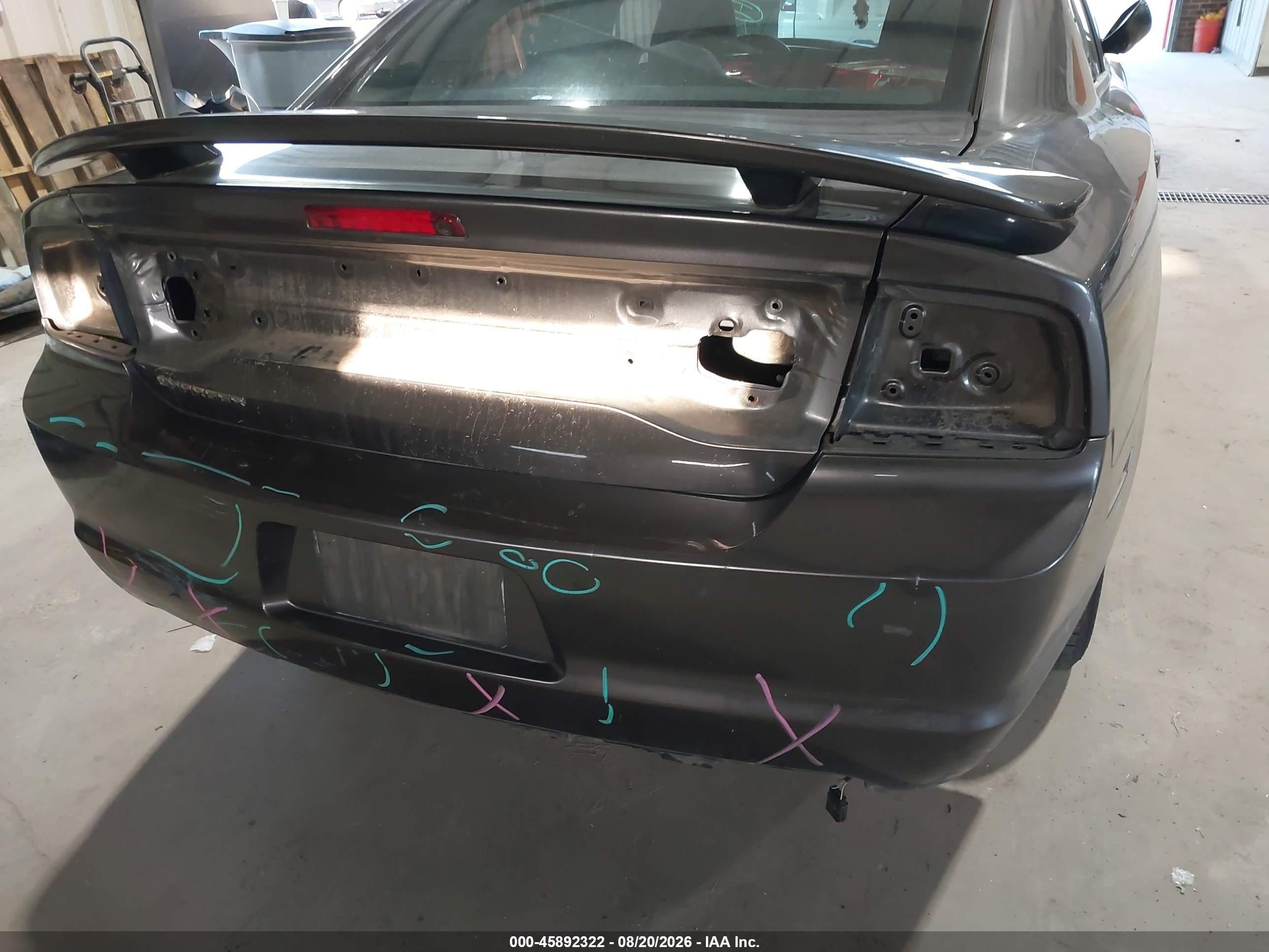 2014 Dodge Charger Se Серый vin: 2C3CDXBG3EH363971
