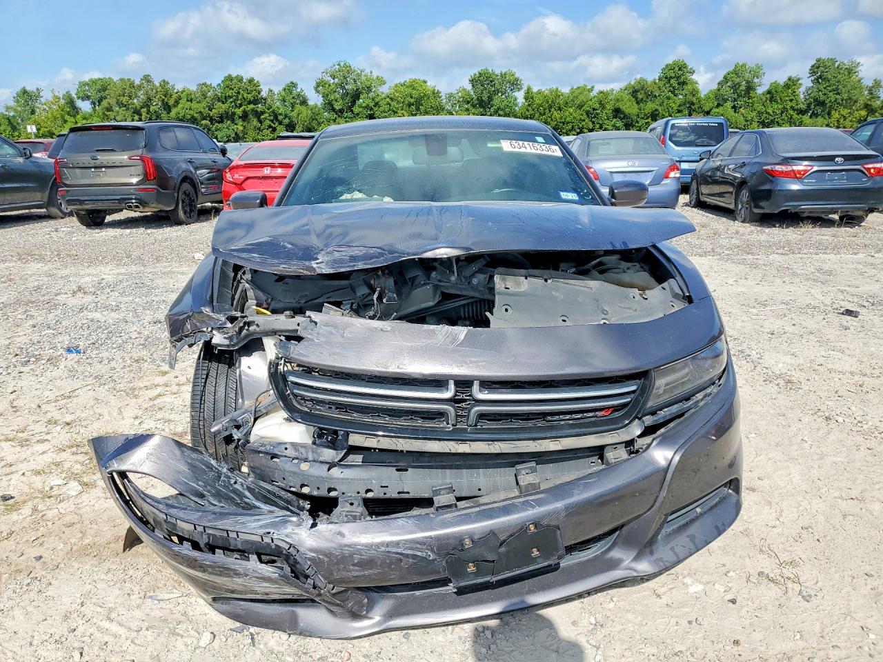 2015 Dodge Charger Gray vin: 2C3CDXBG3FH725041