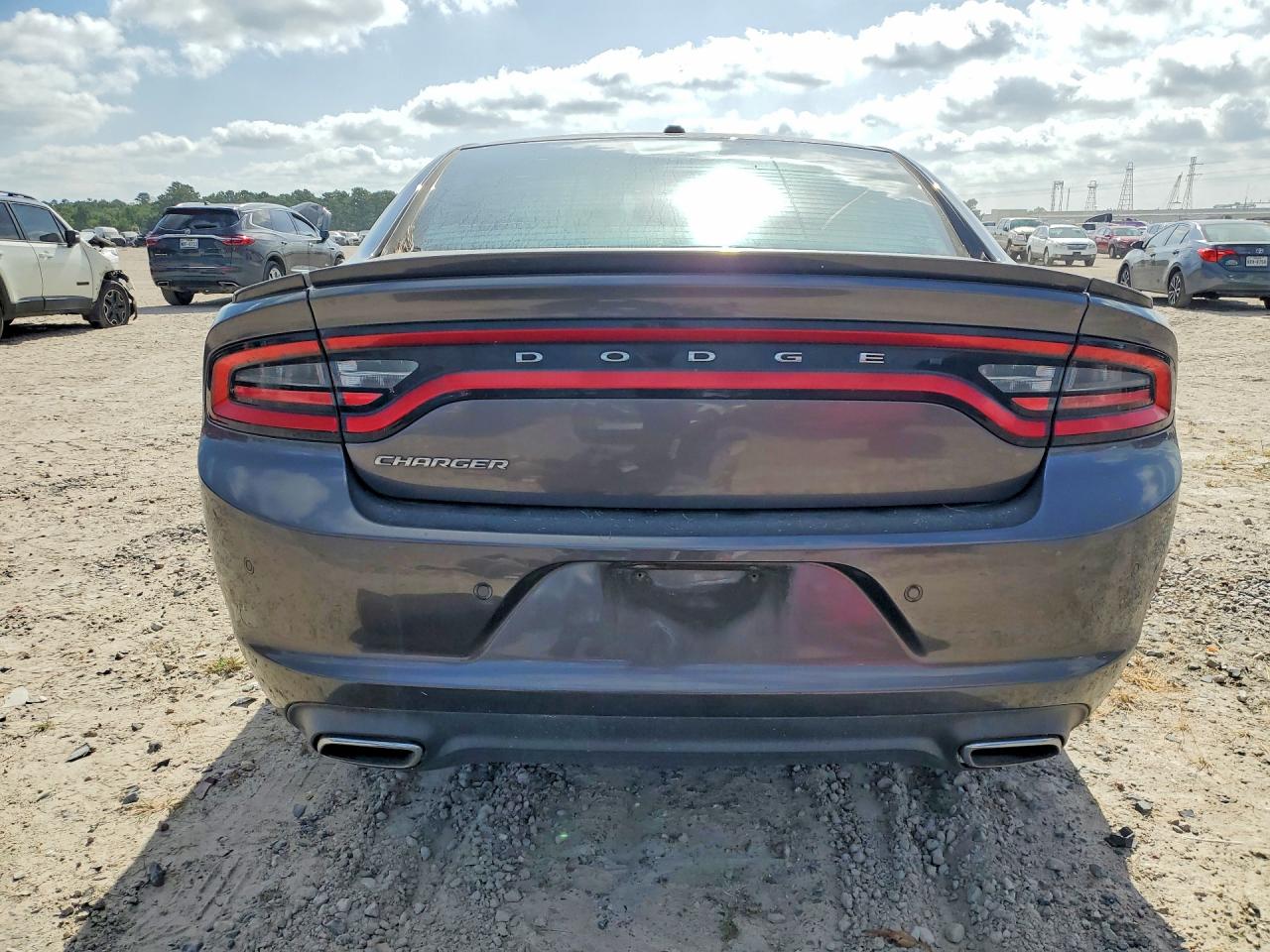 2015 Dodge Charger Gray vin: 2C3CDXBG3FH725041
